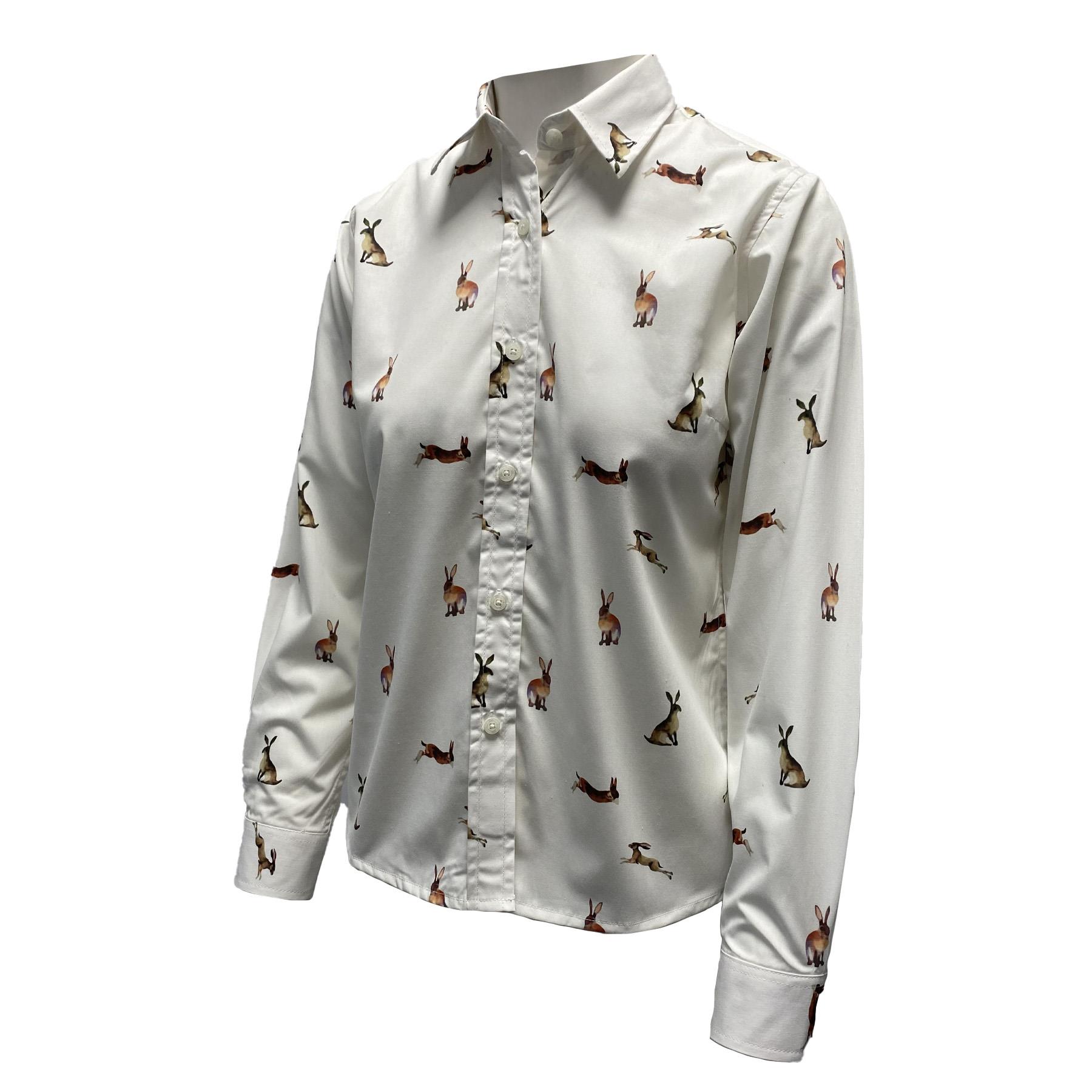 Ladies Country Patterned Shirt Duck Hare Pheasant Women's Long Sleeve - Picture 9 of 11