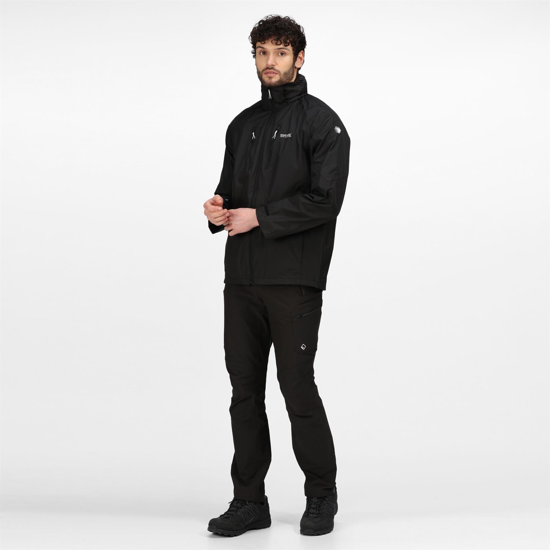 Chaqueta con capucha impermeable para hombre Regatta Calderdale IV - Imagen 5 de 28