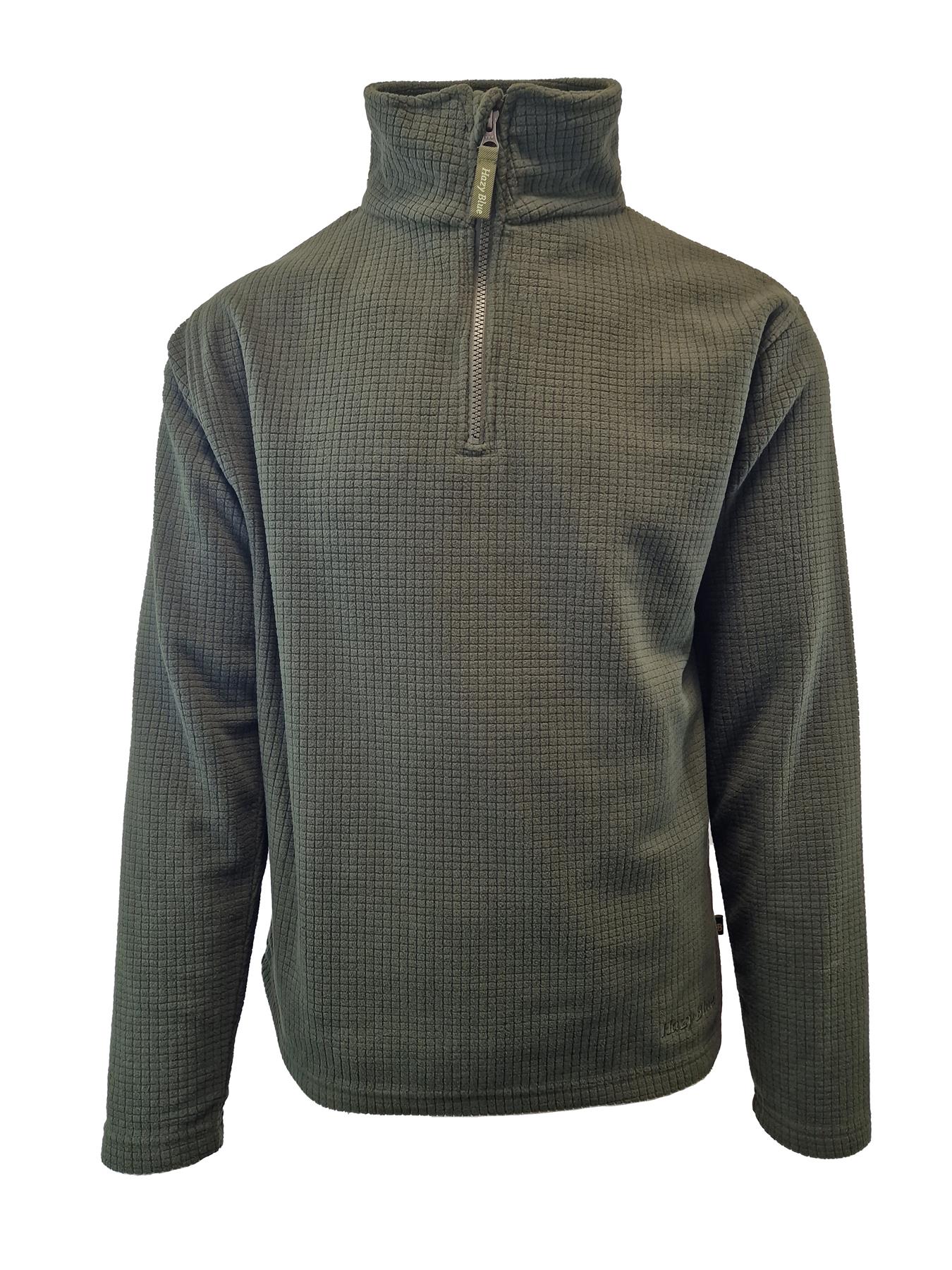 Regatta Mens Elgon Hazy Blue Brooklyn Half Zip Lightweight Fleece - Picture 19 of 32