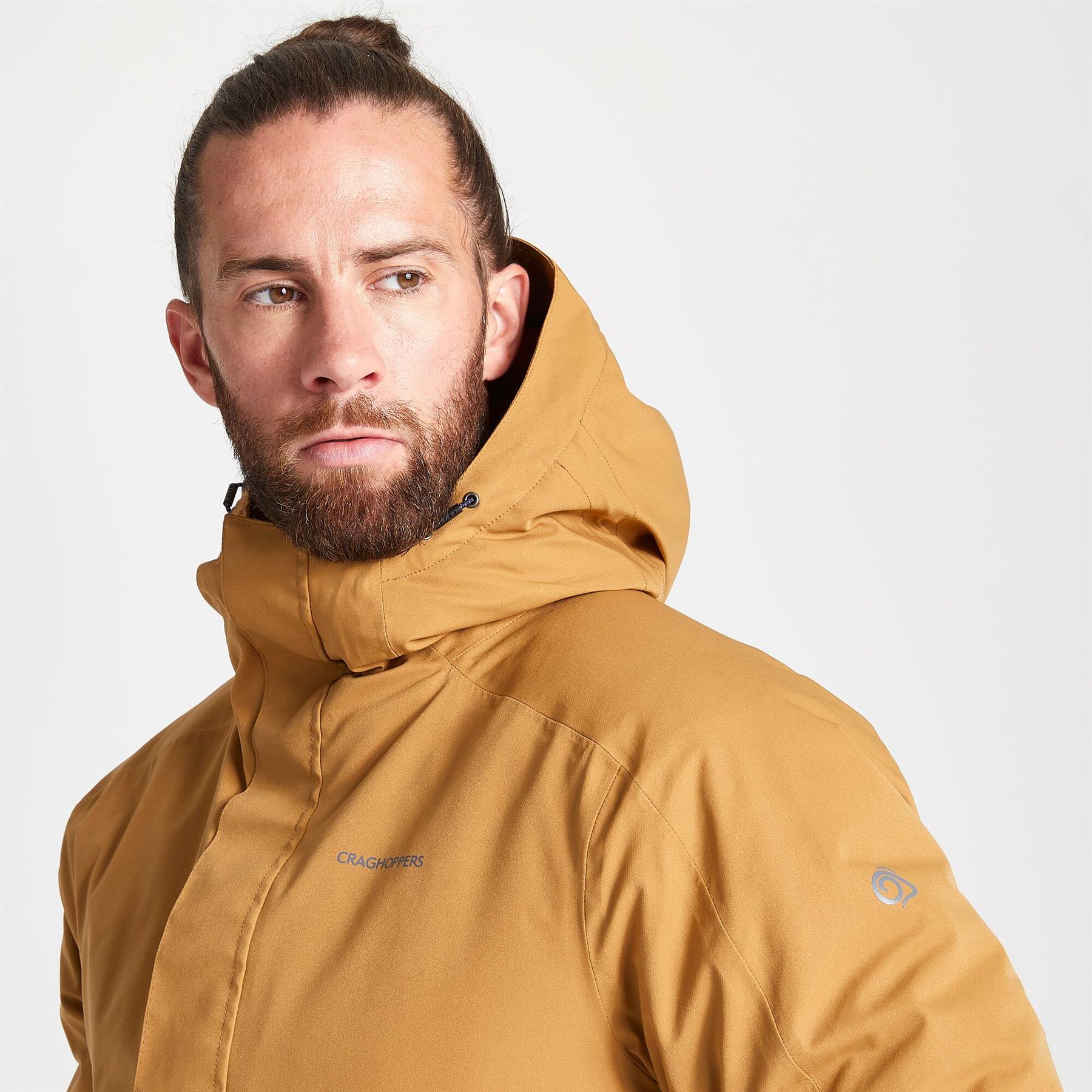 Craghoppers Mens Lorton Thermic Waterproof Breathable Stretch Hooded Jacket Coat - Picture 26 of 27
