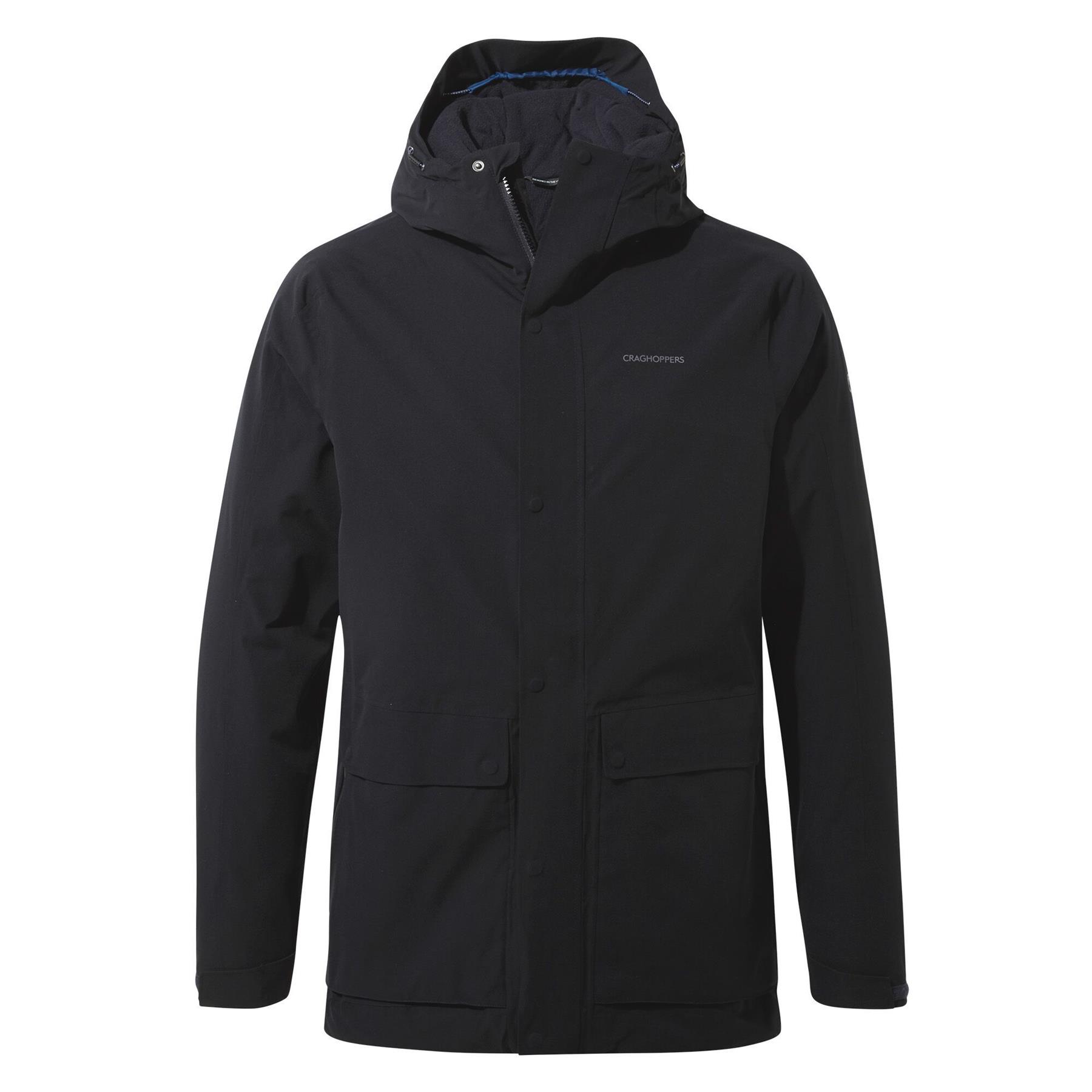Craghoppers Mens Lorton Thermic Waterproof Breathable Stretch Hooded Jacket Coat - Picture 23 of 27