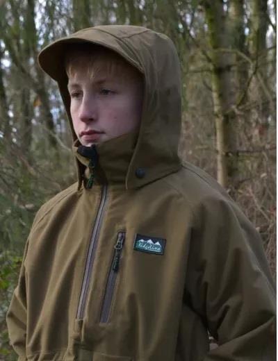 Ridgeline Kid’s Monsoon Smock Teak Kinder Junior wasserdicht Jagd Schießen - Produktbild 1