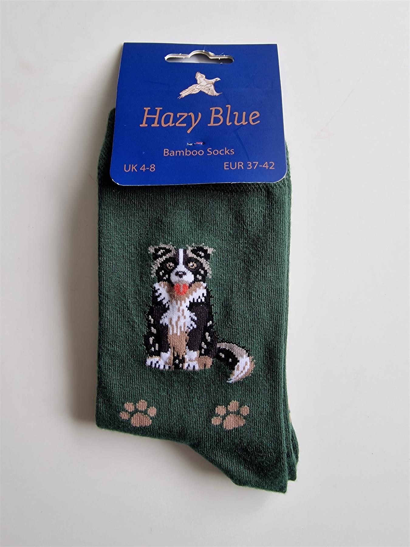 Ladies Dog Lover Novelty Socks Paw Print Bamboo Blend 4-8 - Picture 9 of 35