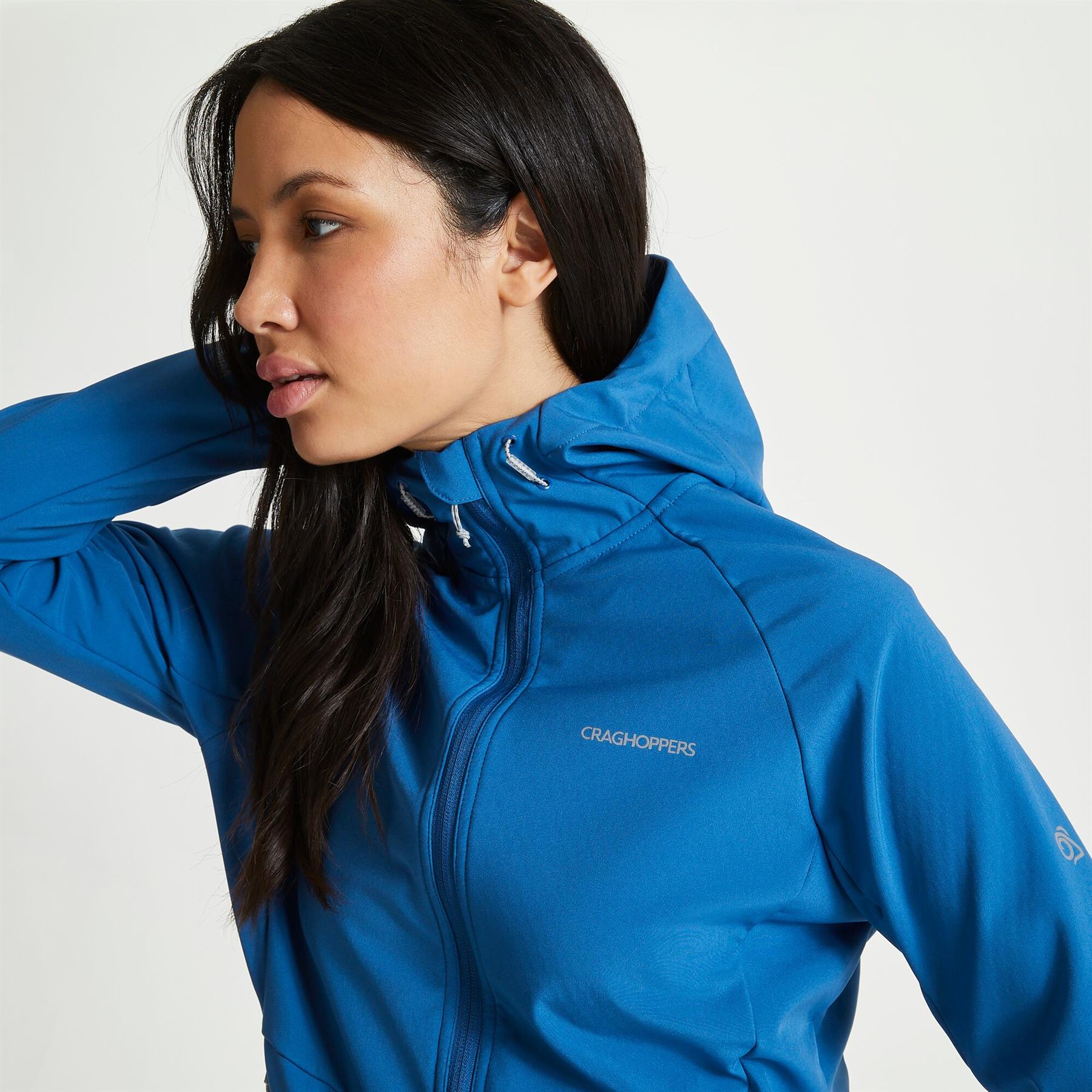 Craghoppers Womens Kalti Softshell Weatherproof Insulating Hooded Jacket - Picture 13 of 14