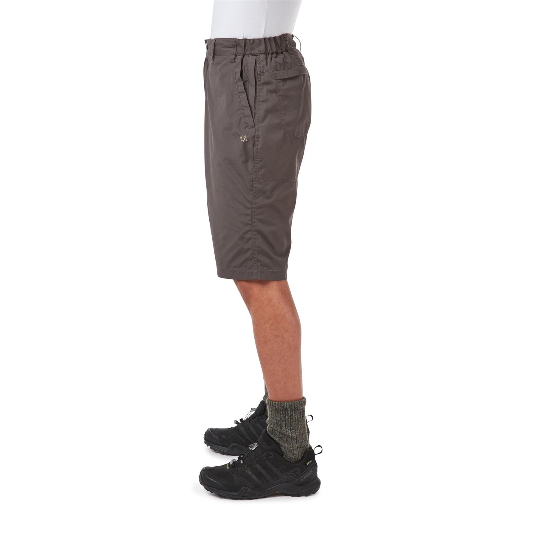 Craghoppers Mens Kiwi Long Shorts Multi Zip Pockets Golf Outdoor