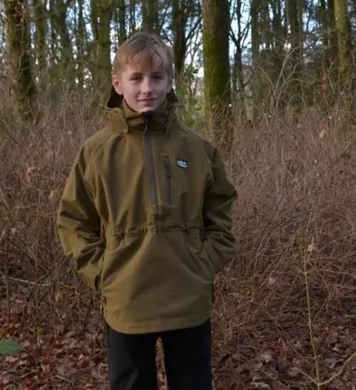 Ridgeline Kid’s Monsoon Smock Teak Kinder Junior wasserdicht Jagd Schießen - Produktbild 2