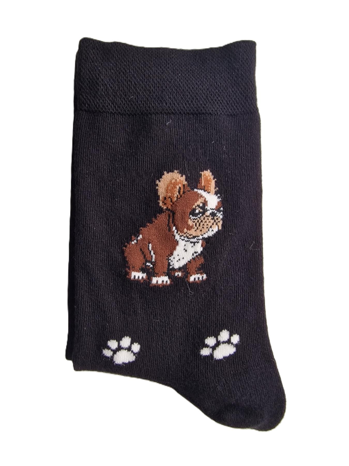 Ladies Dog Lover Novelty Socks Paw Print Bamboo Blend 4-8 - Picture 19 of 35