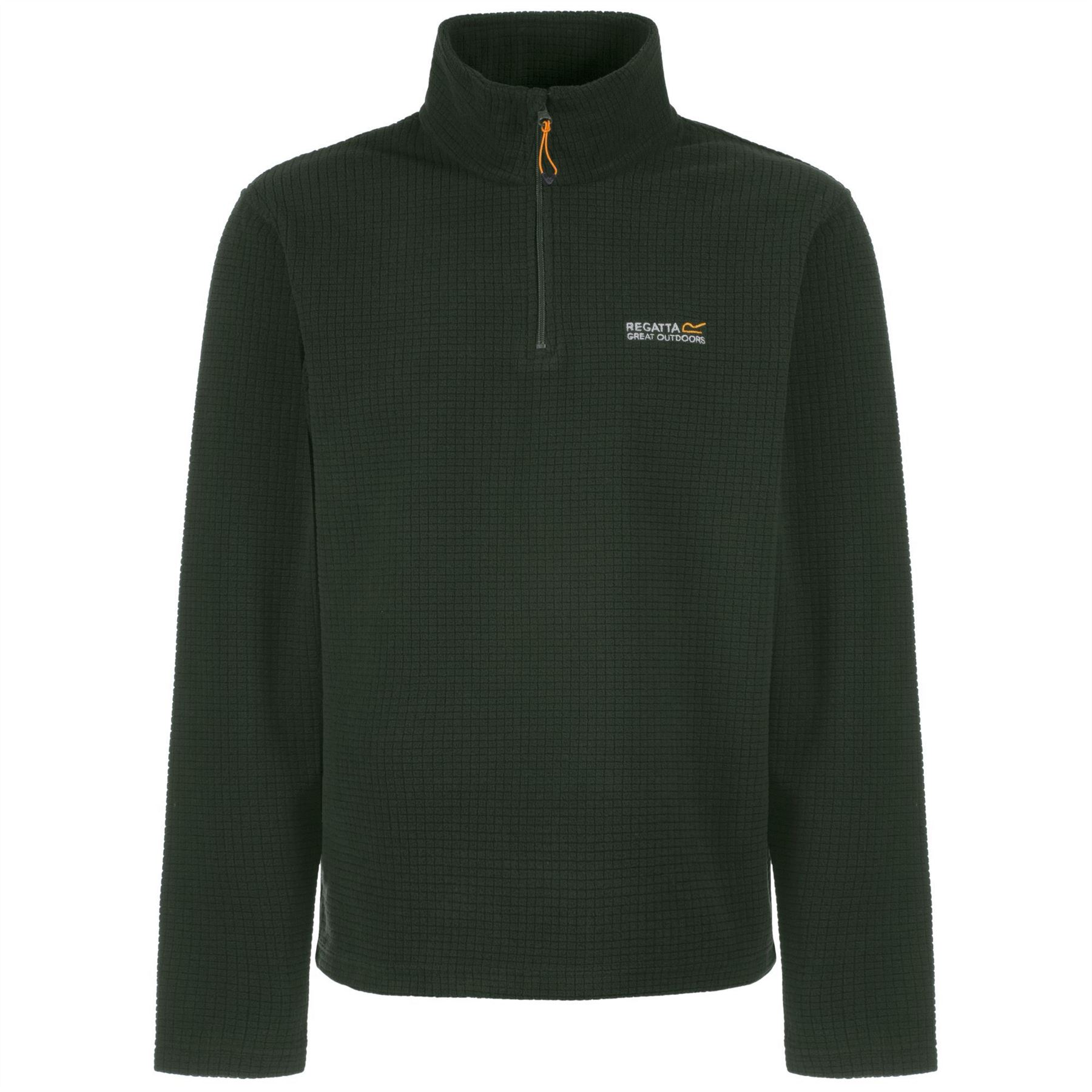 Regatta Mens Elgon Hazy Blue Brooklyn Half Zip Lightweight Fleece - Picture 3 of 32
