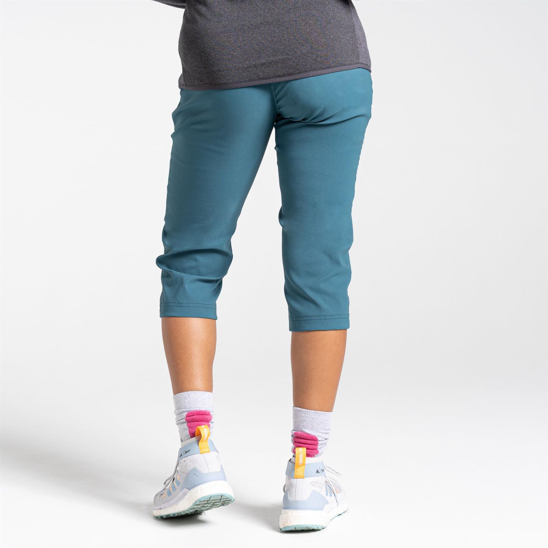 Craghoppers Womens Kiwi Pro Crop Trousers Zipped Pockets UPF - Picture 22 of 27