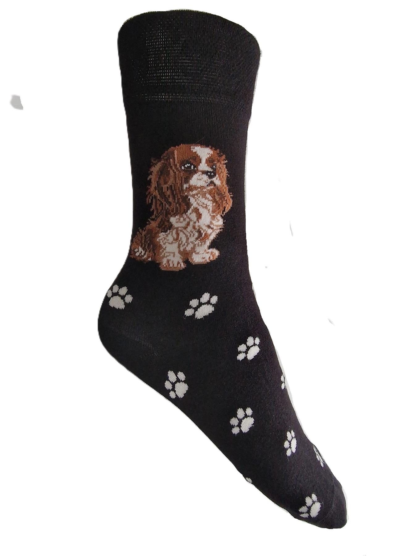 Ladies Dog Lover Novelty Socks Paw Print Bamboo Blend 4-8 - Picture 34 of 35