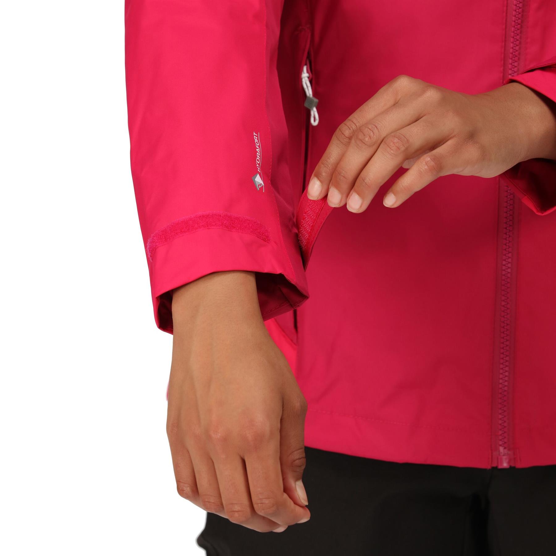 Regatta Womens Calderdale IV Hooded Waterproof Jacket Zipped Pockets - Picture 8 of 48