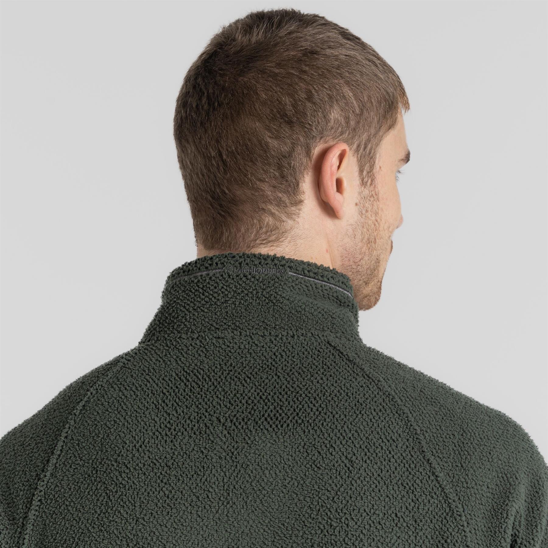 Craghoppers Mens Karlton Fleece Half Zip waffle Texture - Picture 9 of 15