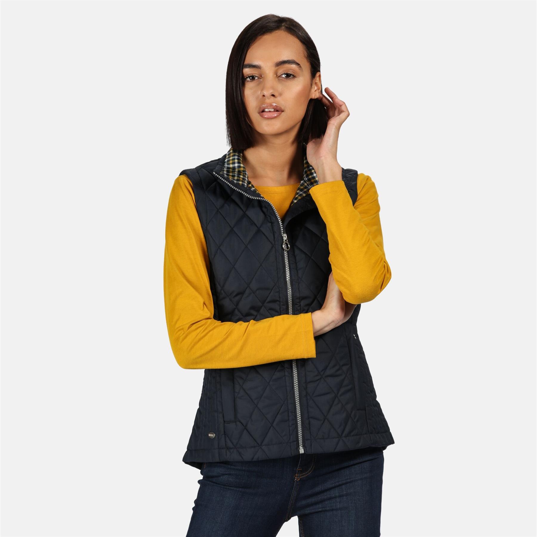 Regatta Womens Charna Insulated Diamond Quilted Bodywarmer Vented Gilet - Picture 8 of 17