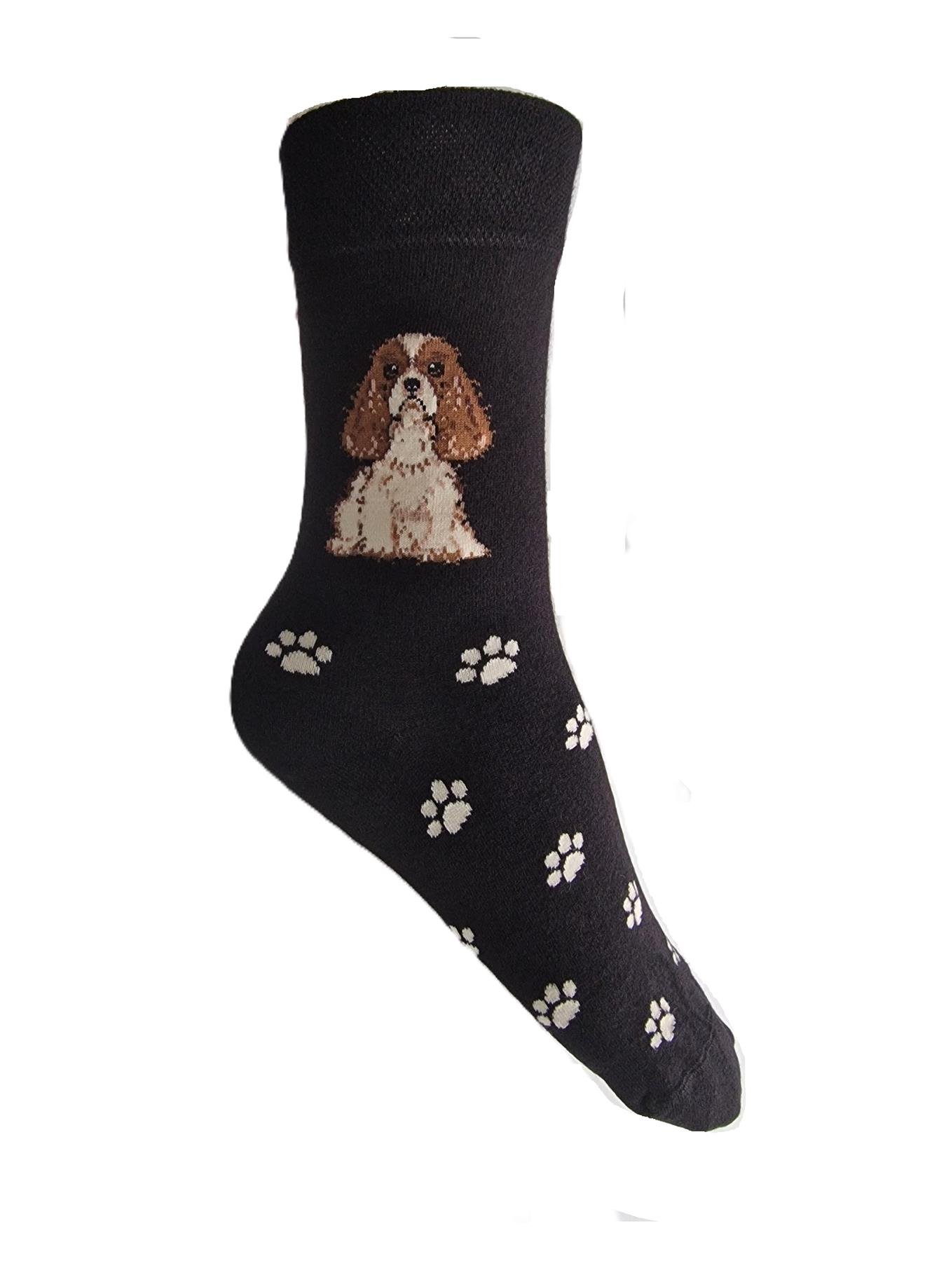 Ladies Dog Lover Novelty Socks Paw Print Bamboo Blend 4-8 - Picture 20 of 35