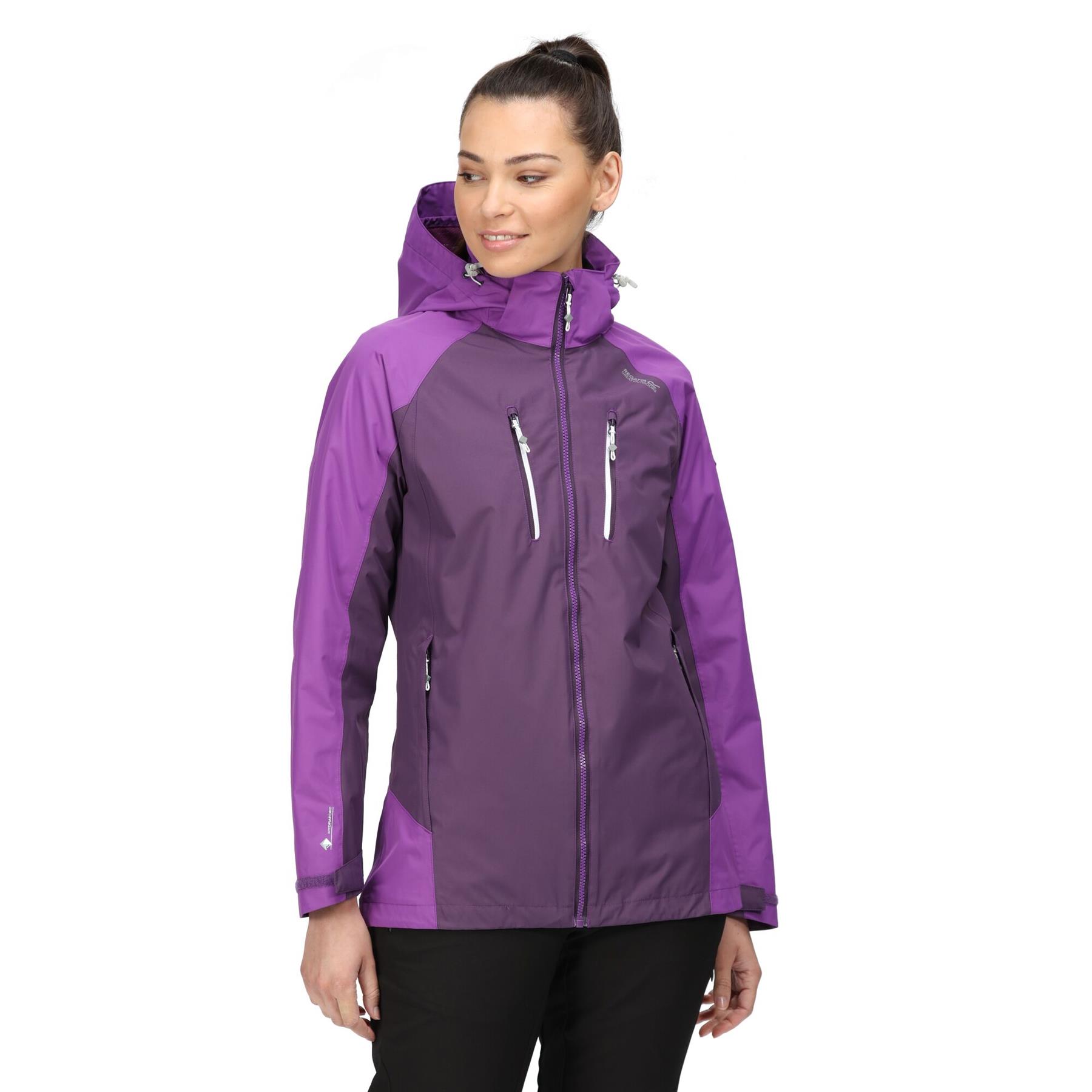 Regatta Womens Calderdale IV Hooded Waterproof Jacket Zipped Pockets - Picture 22 of 48
