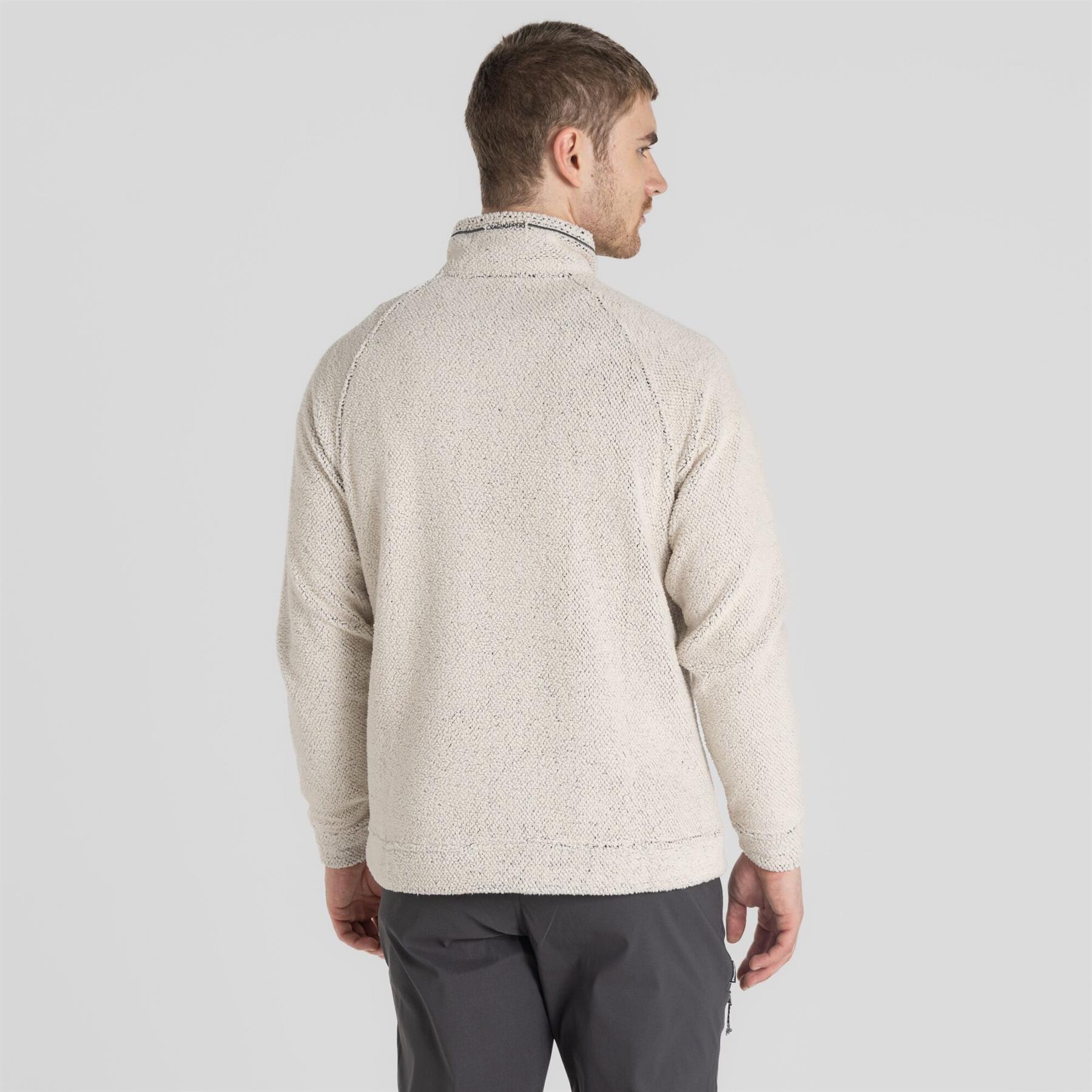 Craghoppers Mens Karlton Fleece Half Zip waffle Texture - Picture 11 of 15
