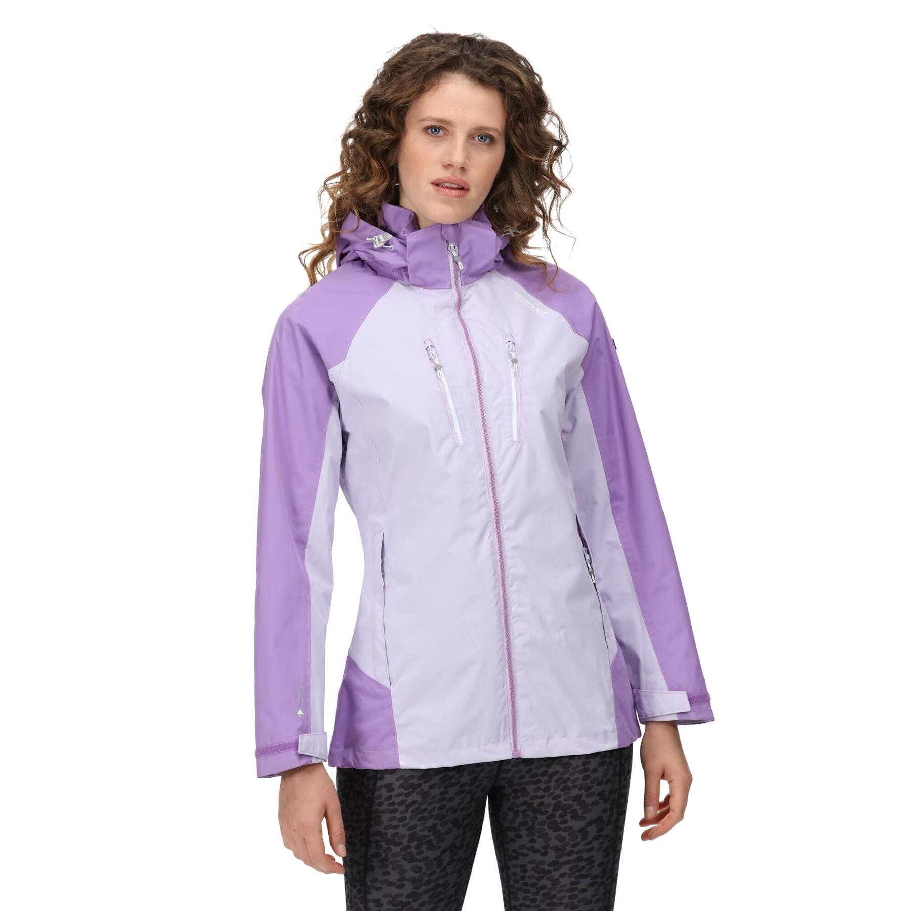 Regatta Womens Calderdale IV Hooded Waterproof Jacket Zipped Pockets - Picture 36 of 48