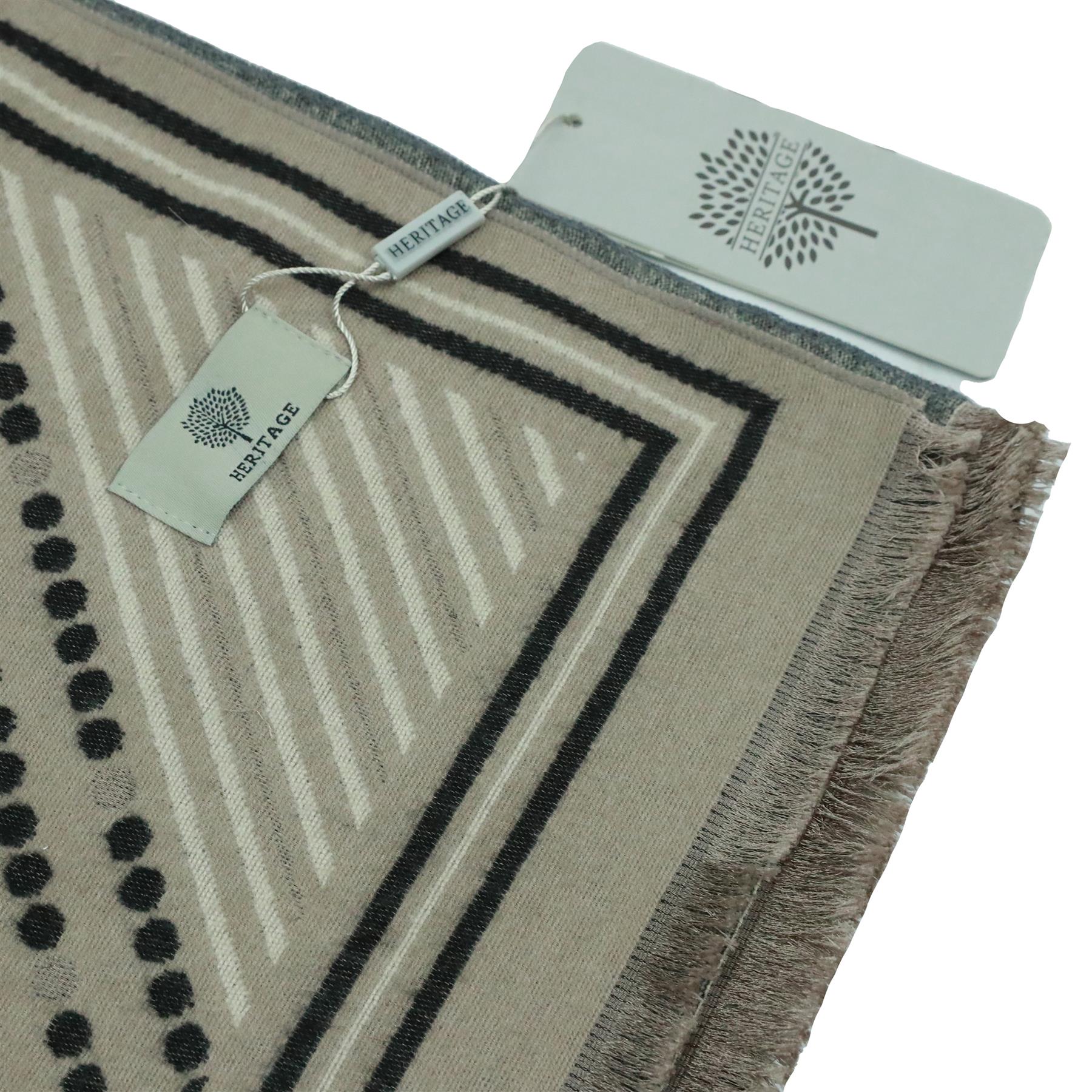 Mantón Heritage cálido envolvente bufandas cálidas cachemir pashmina sensación suave - Imagen 13 de 57