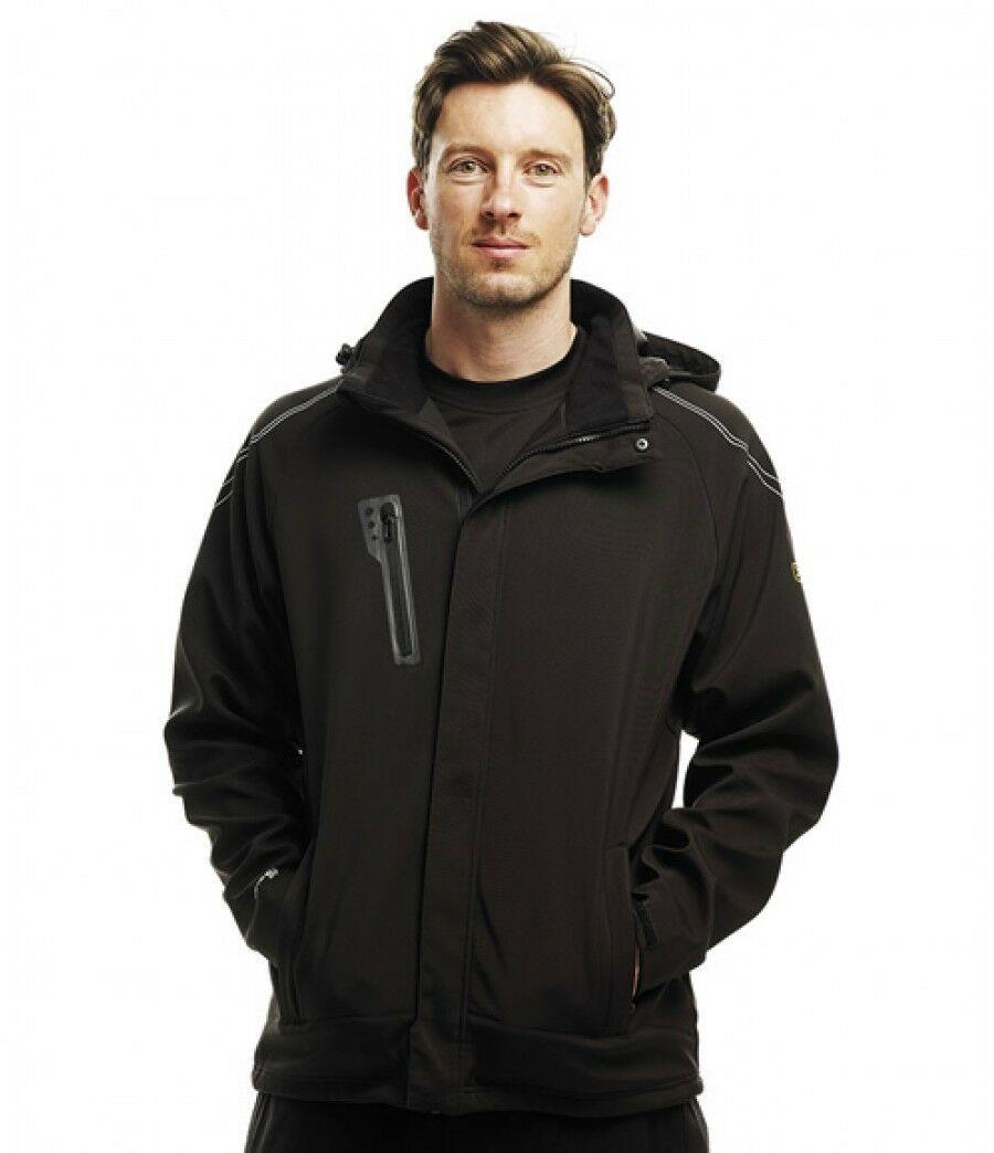 Regatta Mens X-Pro Peakzone II Hooded Full Zip Stretch Softshell Jacket - Picture 4 of 6