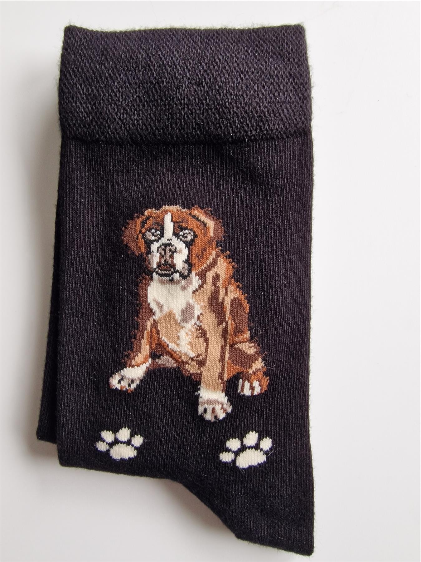 Ladies Dog Lover Novelty Socks Paw Print Bamboo Blend 4-8 - Picture 13 of 35