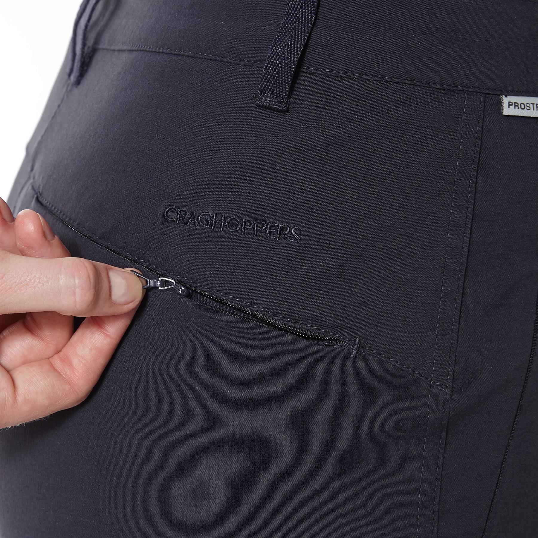 Craghoppers Womens Kiwi Pro III Stretch Active Zipped Pockets Shorts Camping - Picture 19 of 45