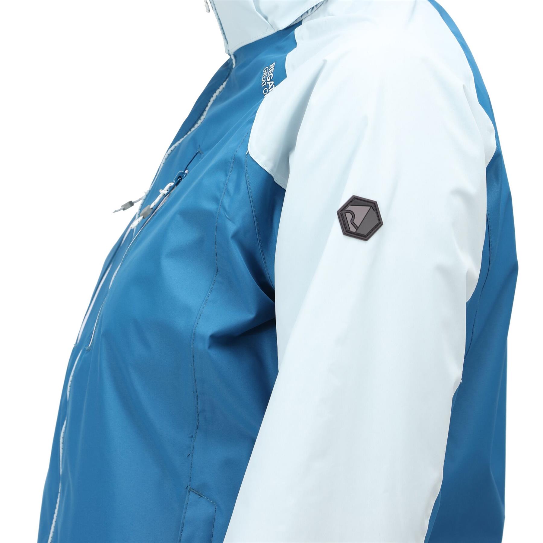 Regatta Womens Calderdale IV Hooded Waterproof Jacket Zipped Pockets - Picture 15 of 48