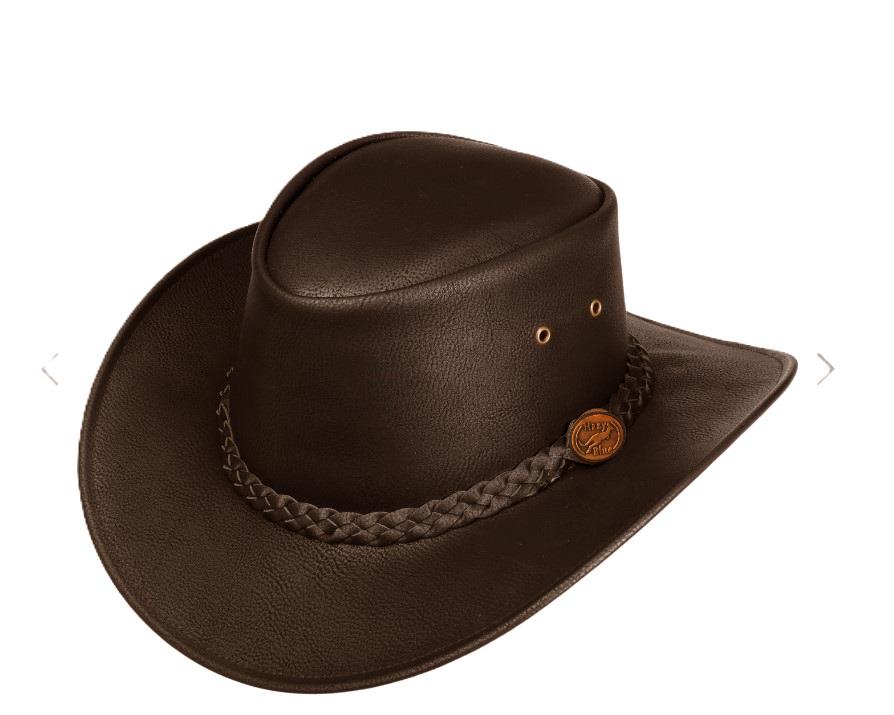 Hazy Blue Gabba Unisex Faux leather Australian Western Cowboy - Picture 6 of 8