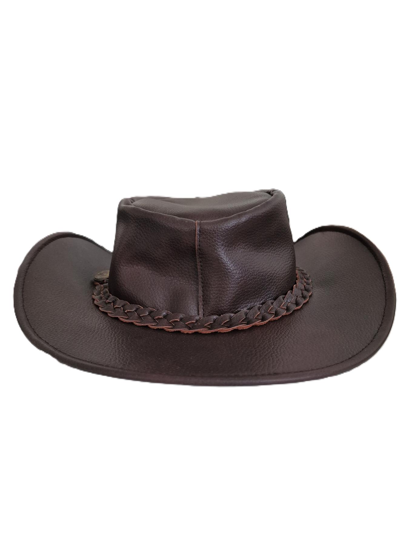 Hazy Blue Gabba Unisex Faux leather Australian Western Cowboy - Picture 5 of 8