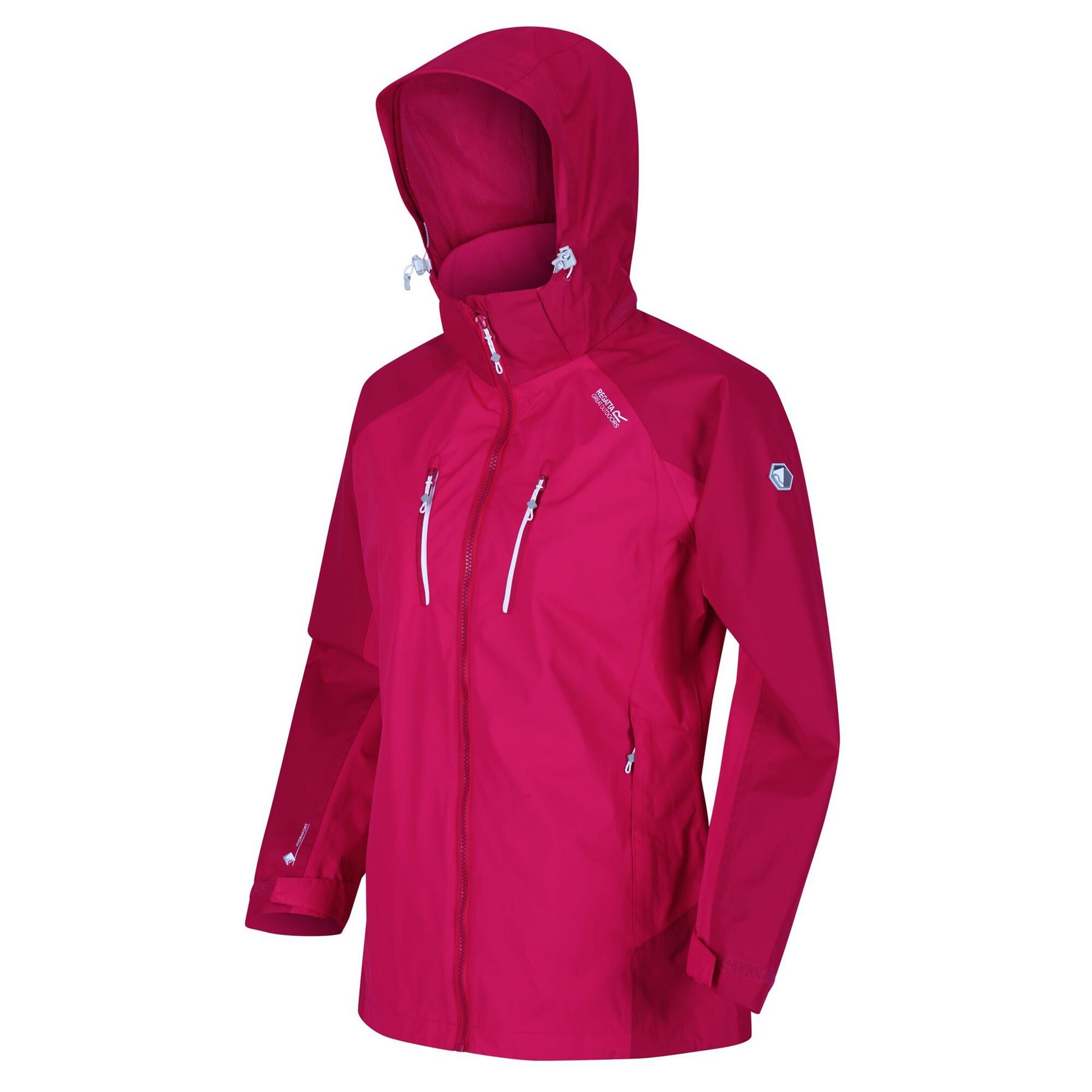Regatta Womens Calderdale IV Hooded Waterproof Jacket Zipped Pockets - Picture 34 of 48