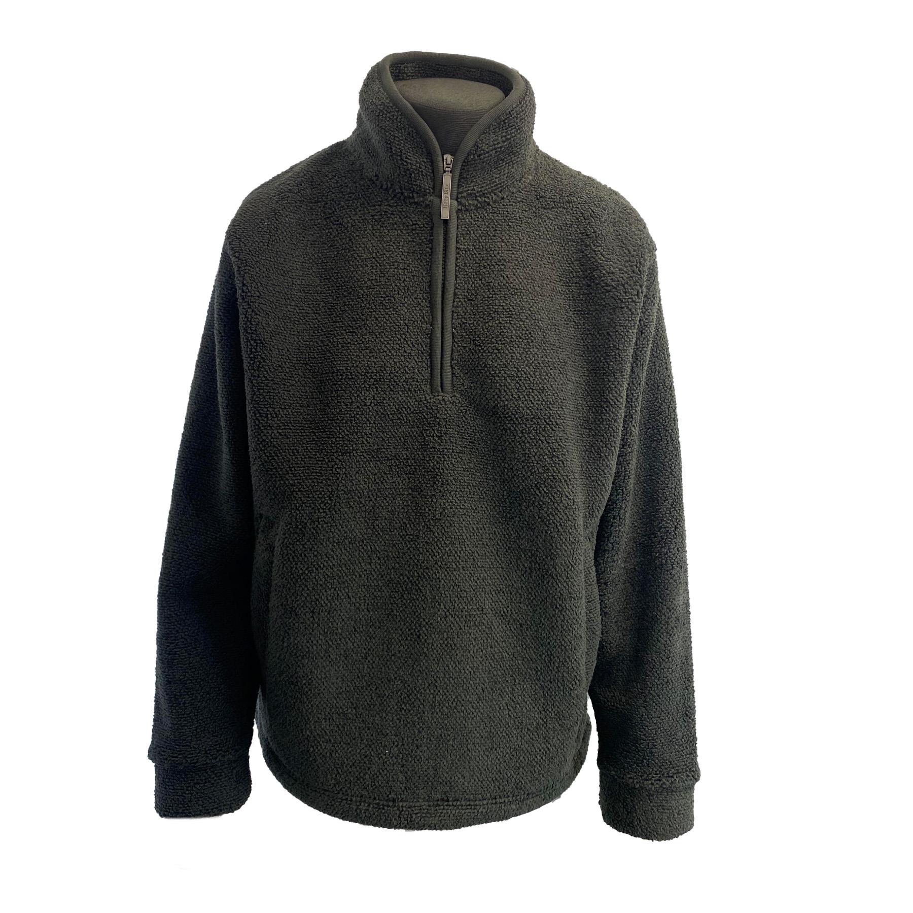 Hazy Blue Haden Mens Half Zip Fleece Pullover