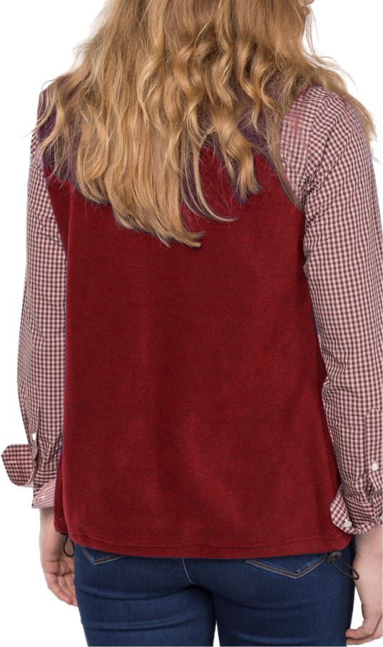 Hazy Blue Womens Ladies Sofia Full Zip Bodywarmer Gilet Fleece Waistcoat 8-20 - Picture 20 of 25