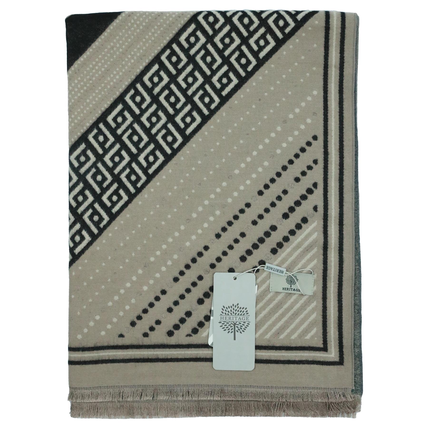 Mantón Heritage cálido envolvente bufandas cálidas cachemir pashmina sensación suave - Imagen 11 de 57