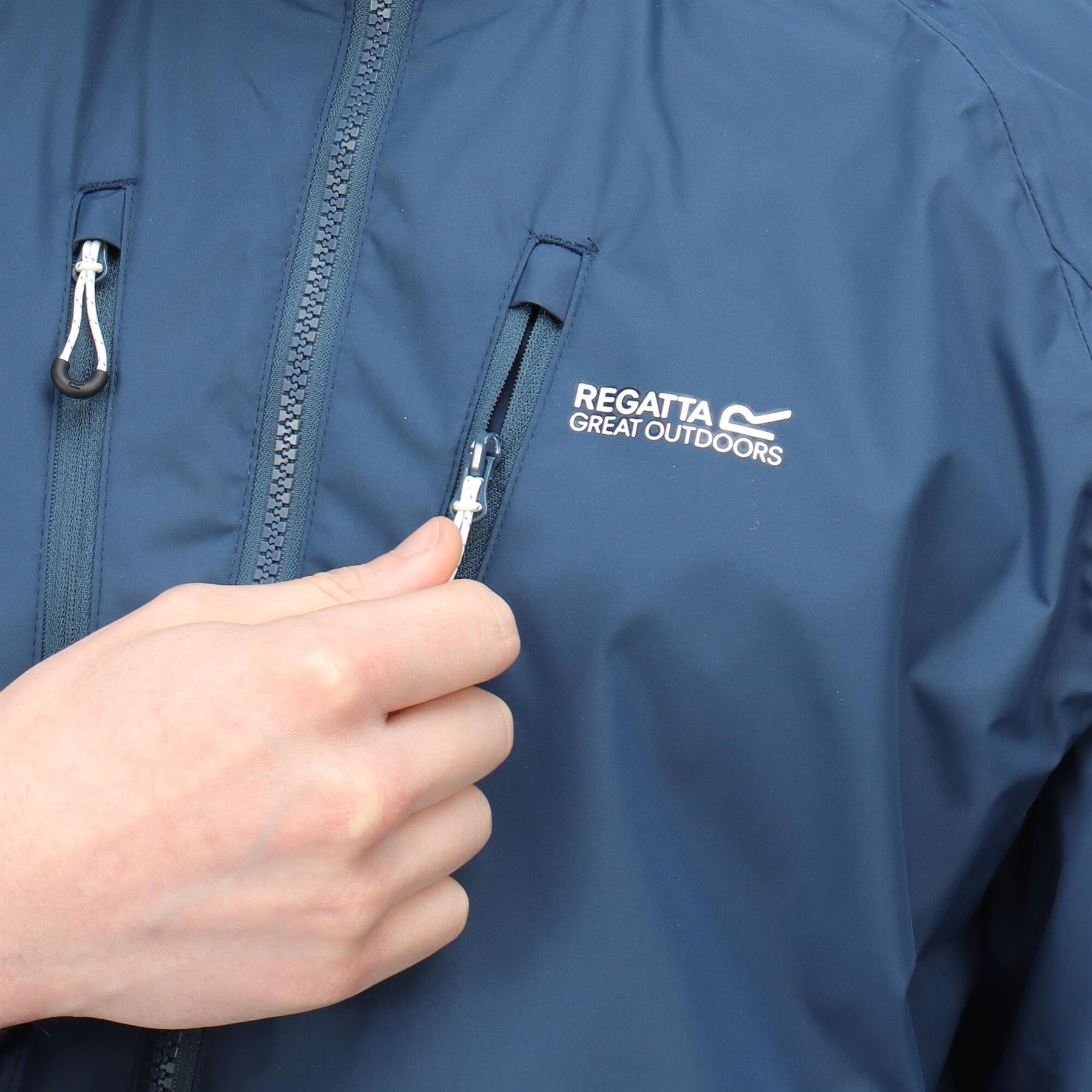 Chaqueta con capucha impermeable para hombre Regatta Calderdale IV - Imagen 18 de 28