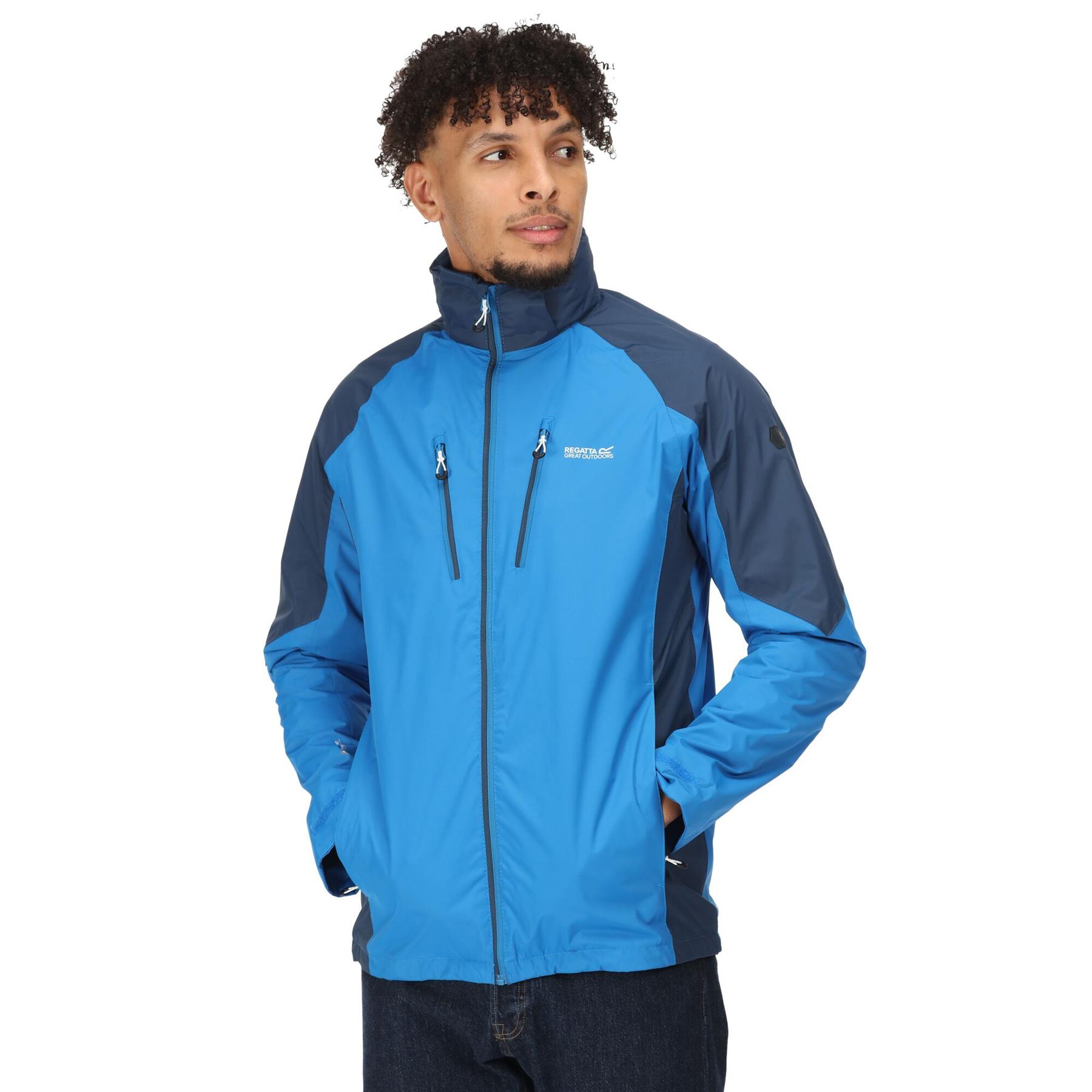 Chaqueta con capucha impermeable para hombre Regatta Calderdale IV - Imagen 25 de 28