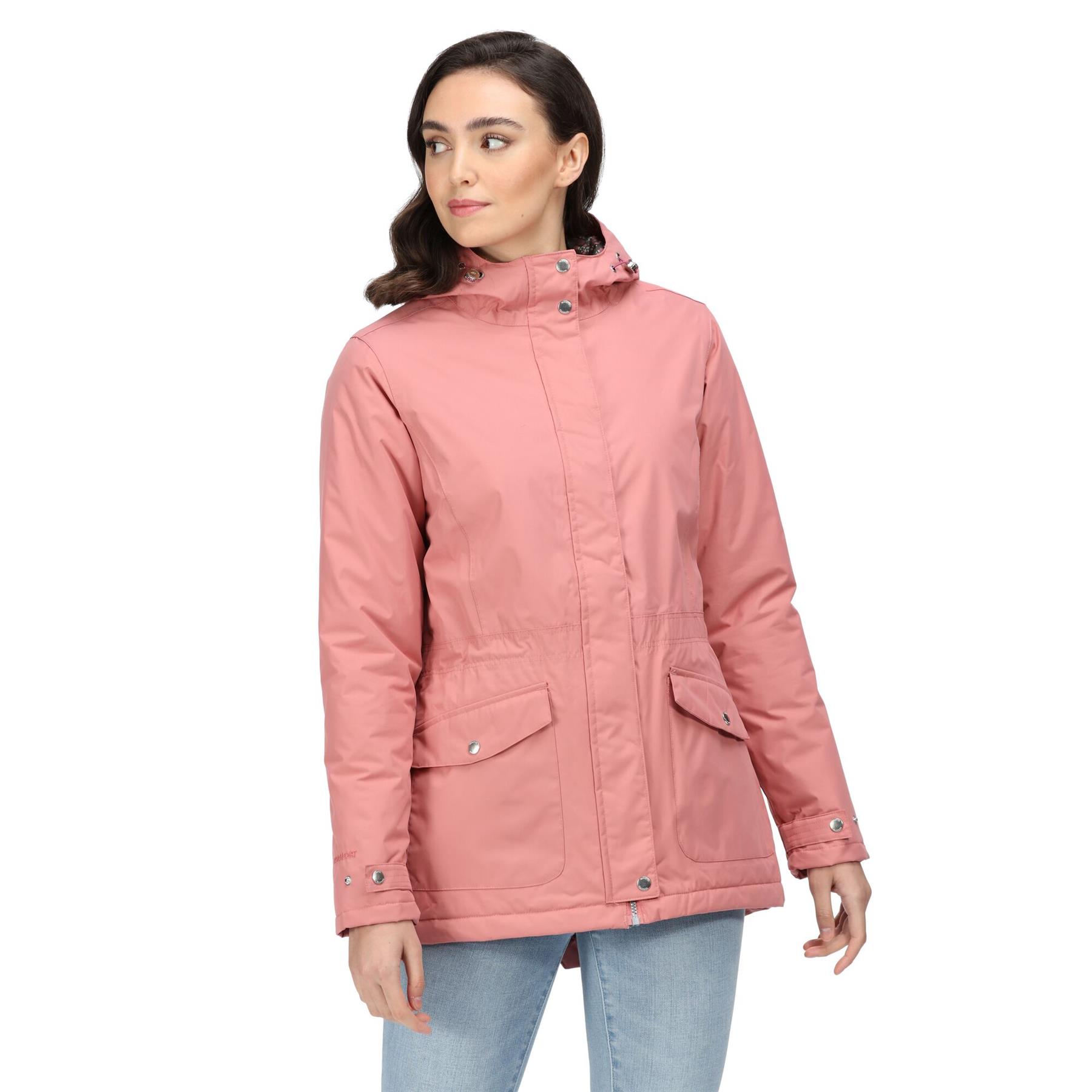 Regatta Brigida Womens Jacket Waterproof Insulated Coat Rose Mustard ...