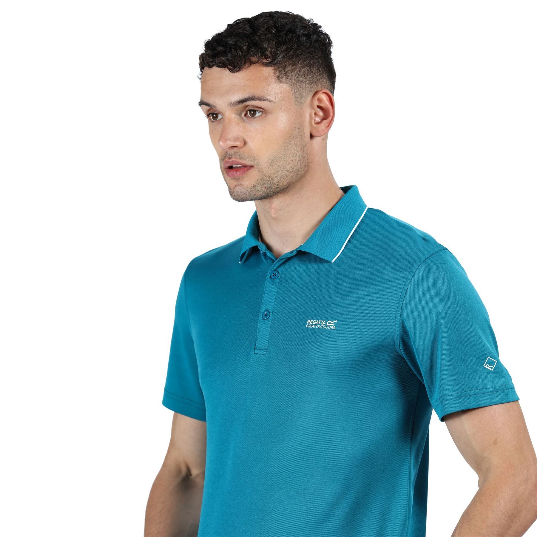 Regatta Mens Summer Polo Shirt S-4XL Coolweave Quick Dry Wicking T Shirt - Picture 62 of 62