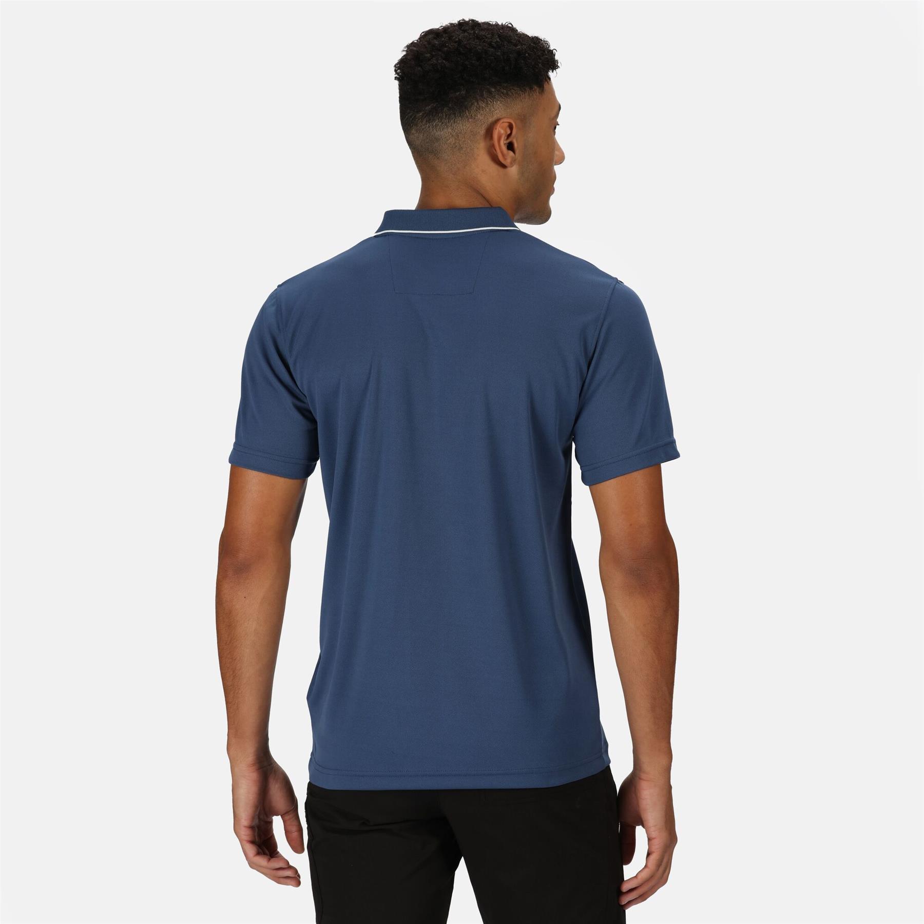 Regatta Mens Summer Polo Shirt S-4XL Coolweave Quick Dry Wicking T Shirt - Picture 14 of 62