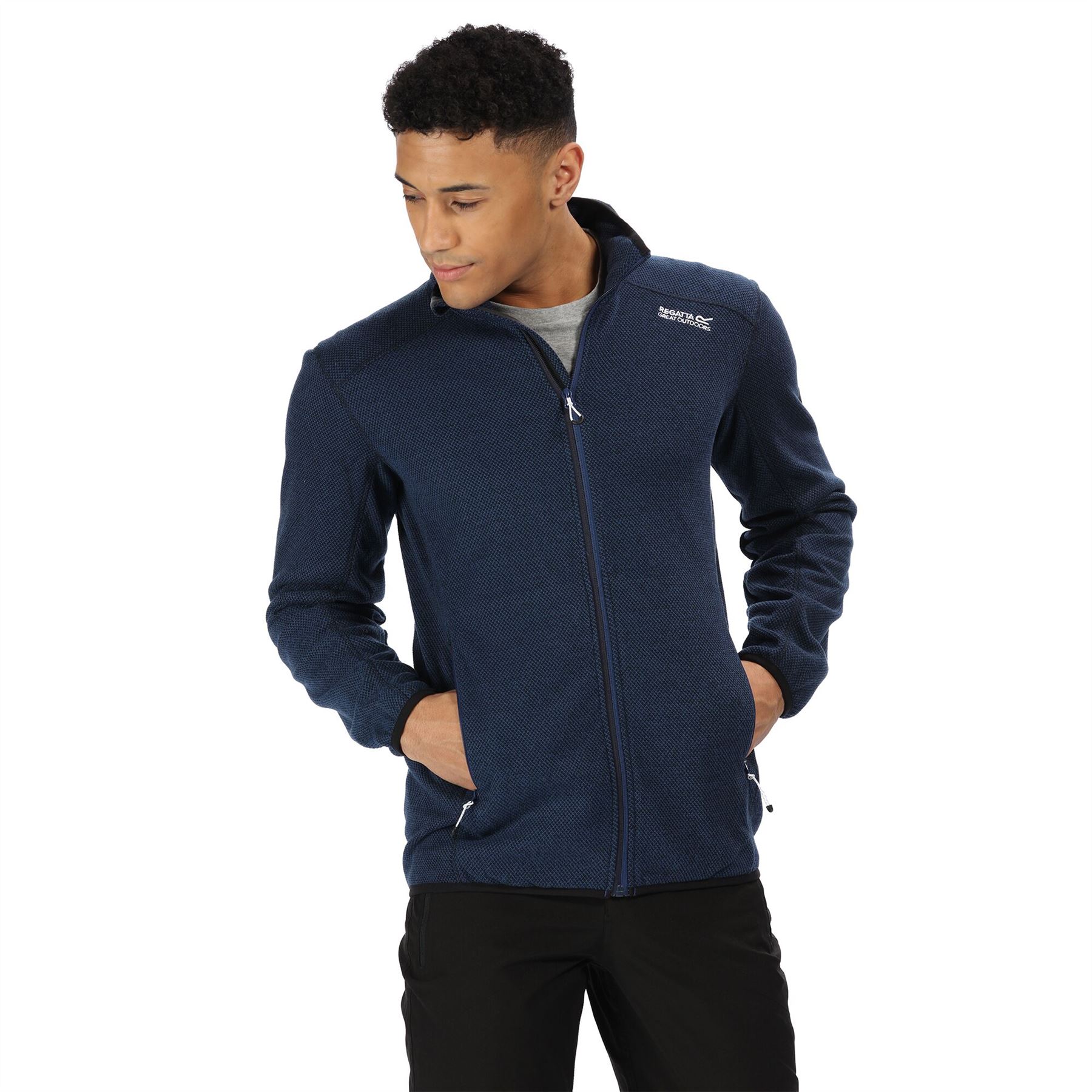 Full Zip Fleece Jacket Top 