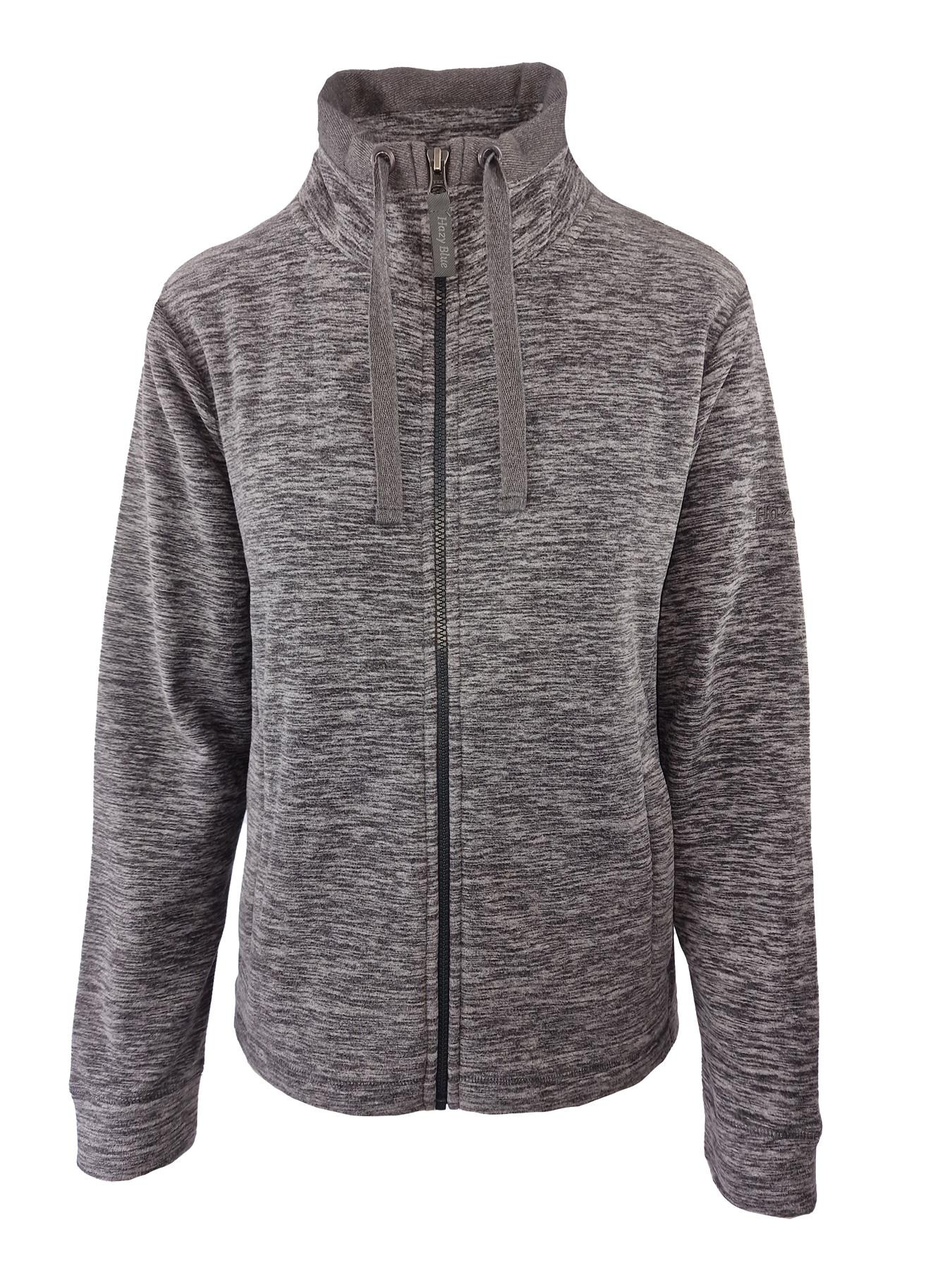 Hazy Blue Womens Lightweight Hannah Full Zip Micro Fleece Jacket 2 Pockets - Picture 5 of 7