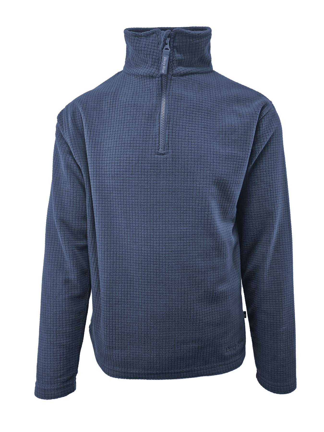 Regatta Mens Elgon Hazy Blue Brooklyn Half Zip Lightweight Fleece - Picture 30 of 32