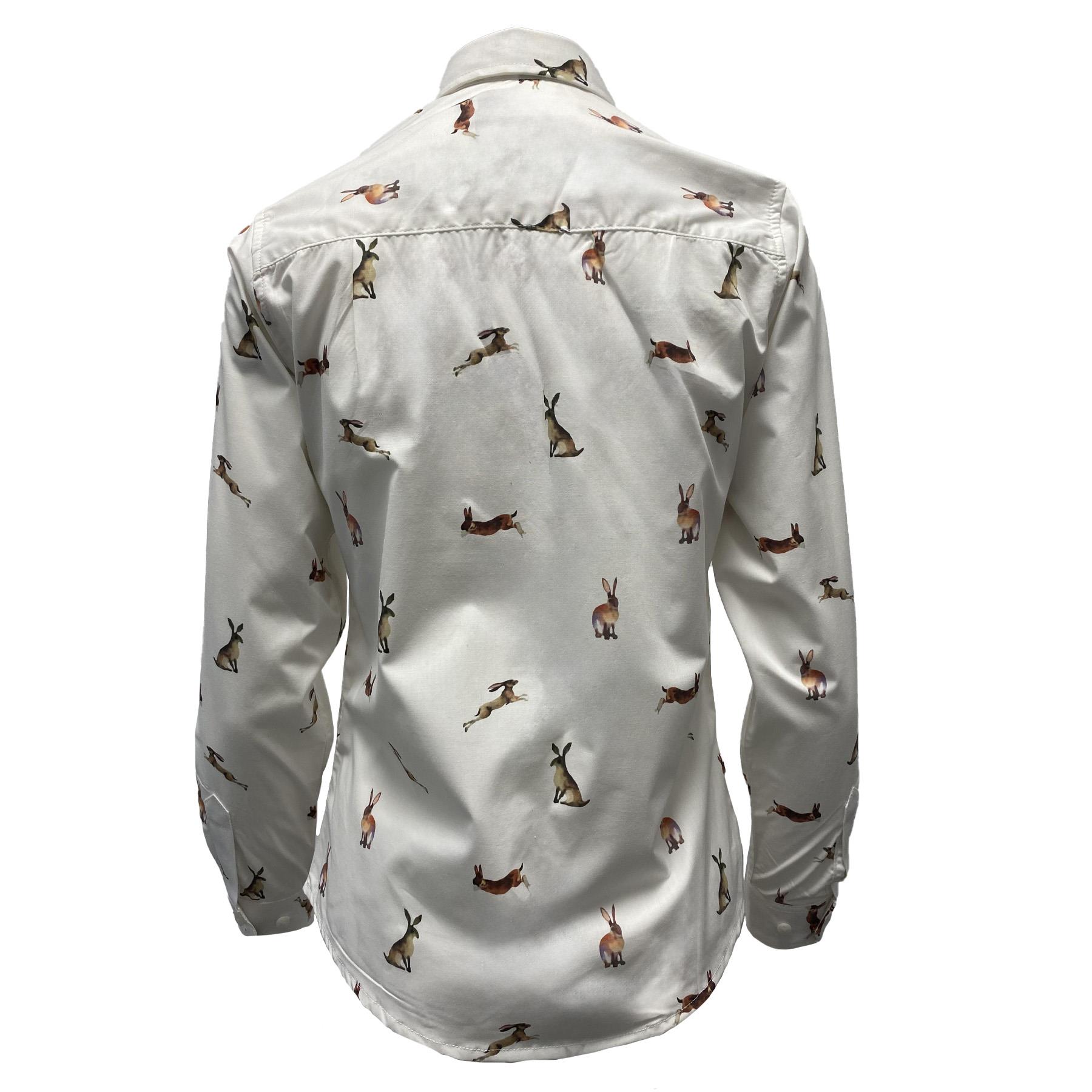 Ladies Country Patterned Shirt Duck Hare Pheasant Women's Long Sleeve - Picture 10 of 11