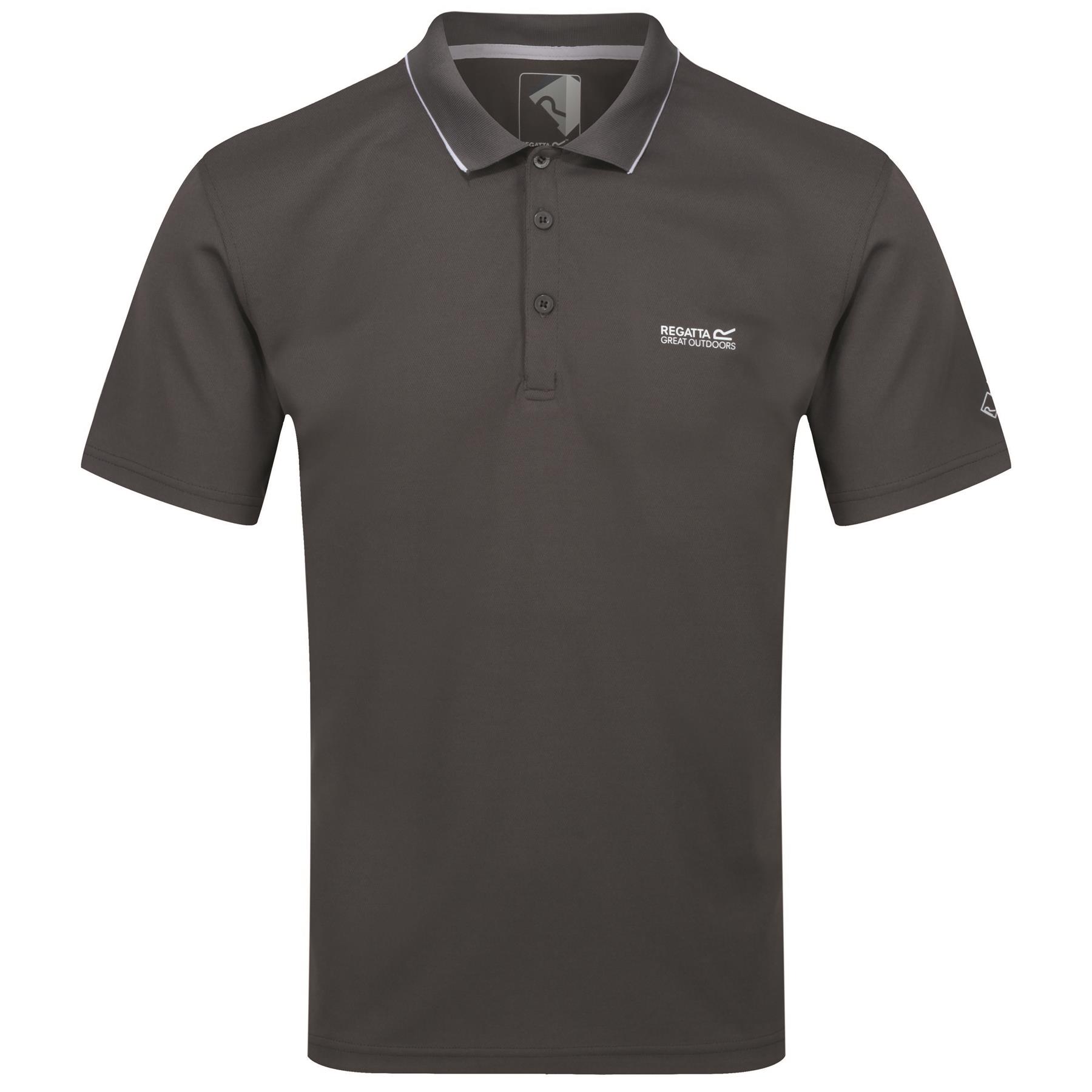 Regatta Mens Summer Polo Shirt S-4XL Coolweave Quick Dry Wicking T Shirt - Picture 25 of 62