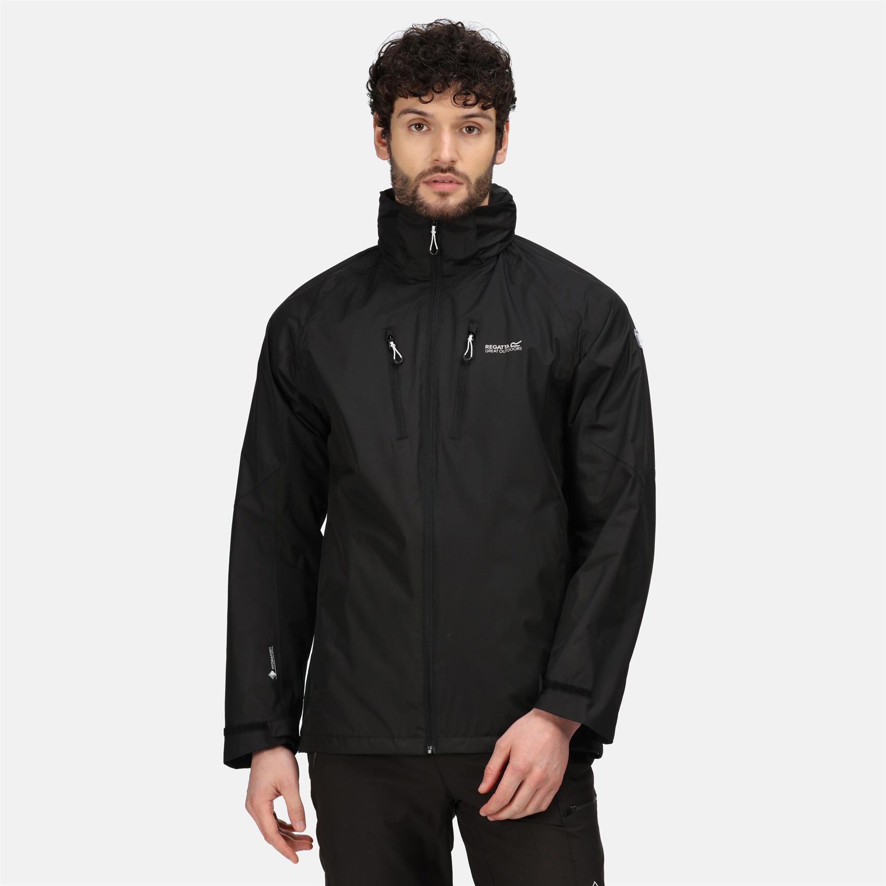 Chaqueta con capucha impermeable para hombre Regatta Calderdale IV - Imagen 3 de 28