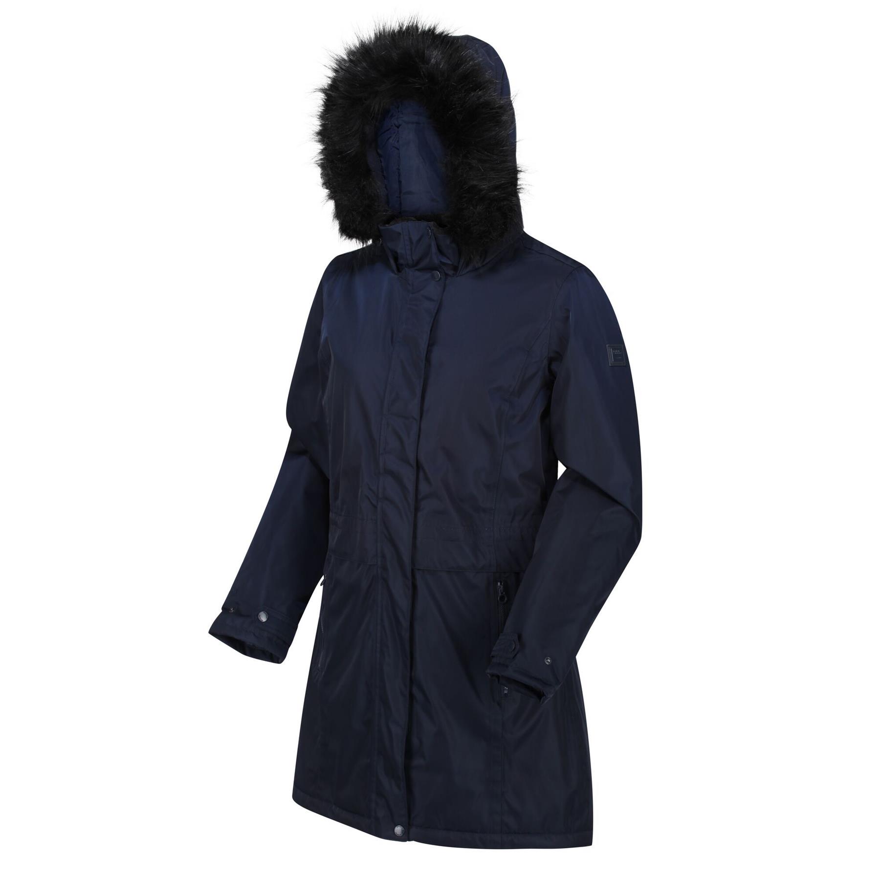 Regatta Womens Coat Lexis Waterproof Insulated Fur Trim Hooded Parka