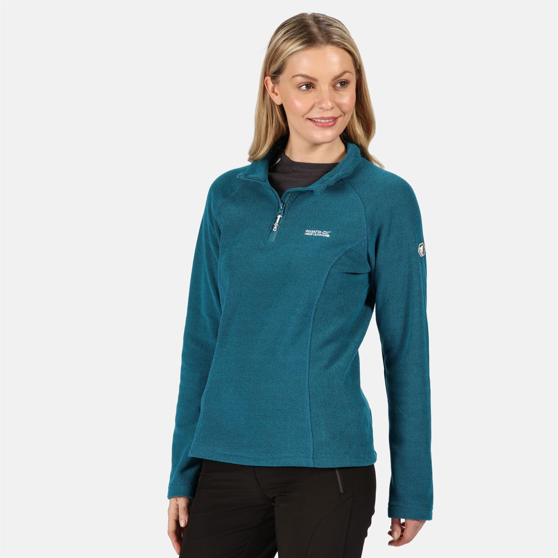 Regatta Womens Kenger Soft Quarter Zip Fleece Jumper Sweater eBay