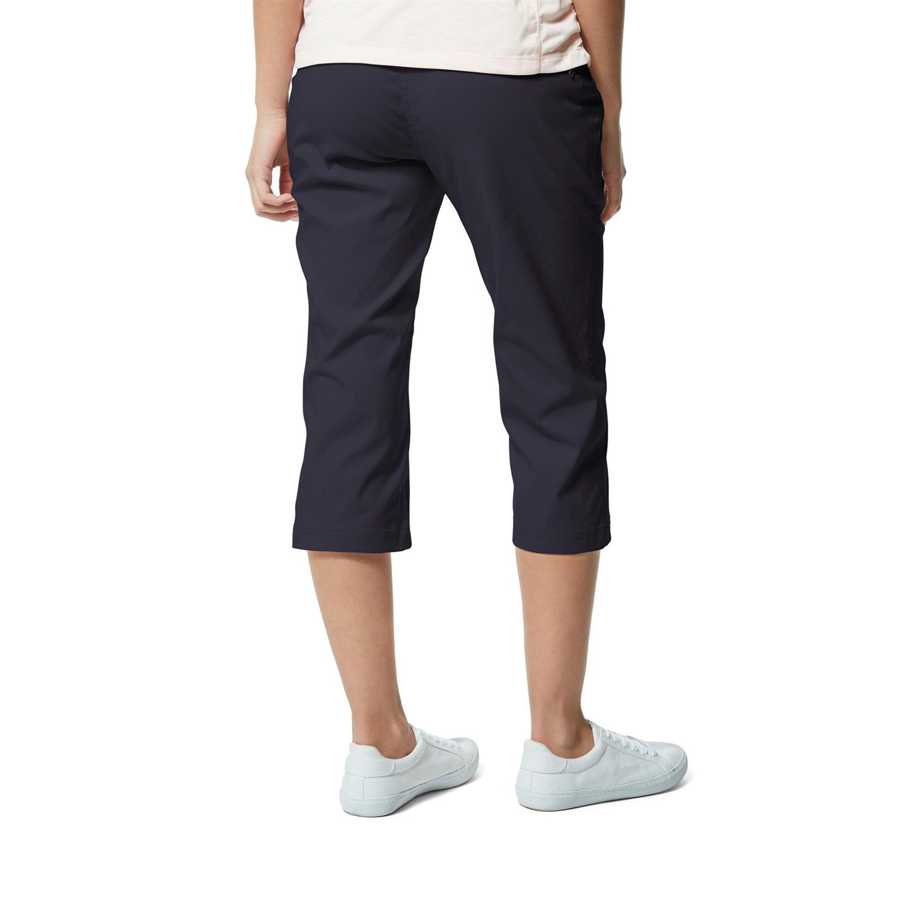 Craghoppers Womens Kiwi Pro Crop Trousers Zipped Pockets UPF - Picture 8 of 27