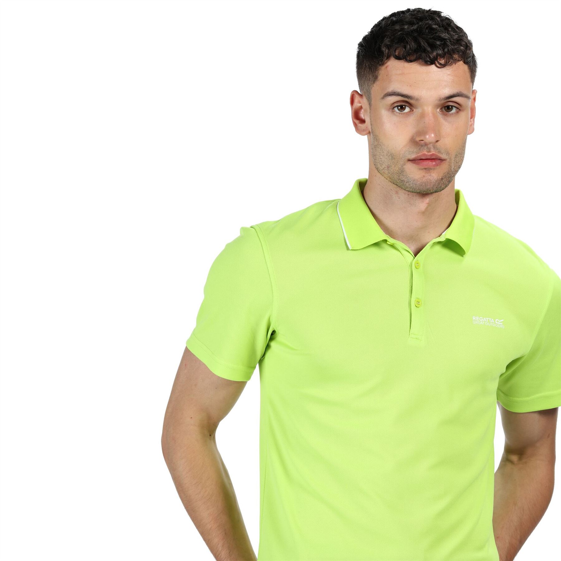 Regatta Mens Summer Polo Shirt S-4XL Coolweave Quick Dry Wicking T Shirt - Picture 50 of 62