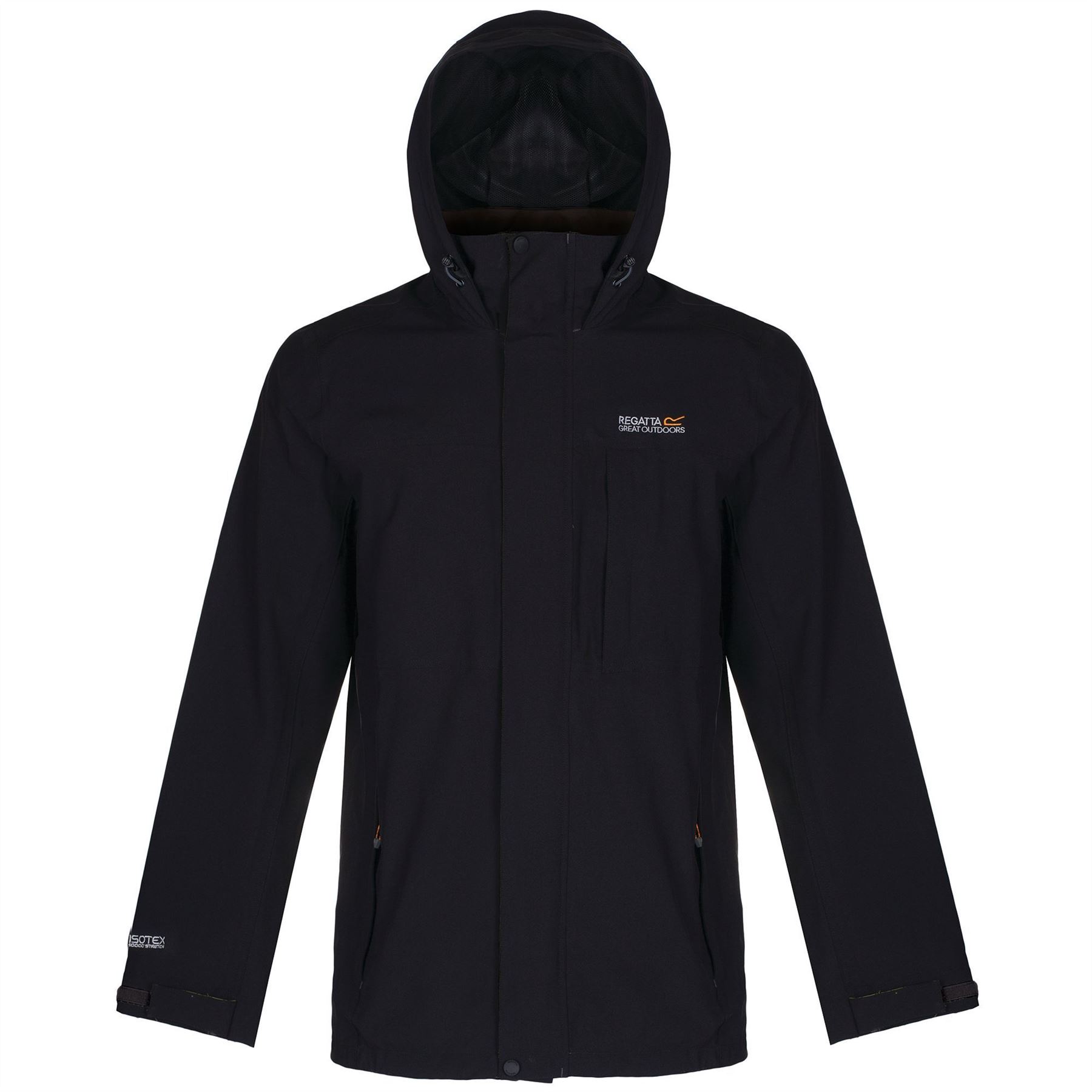 Stretch Waterproof Jacket Coat Hood 