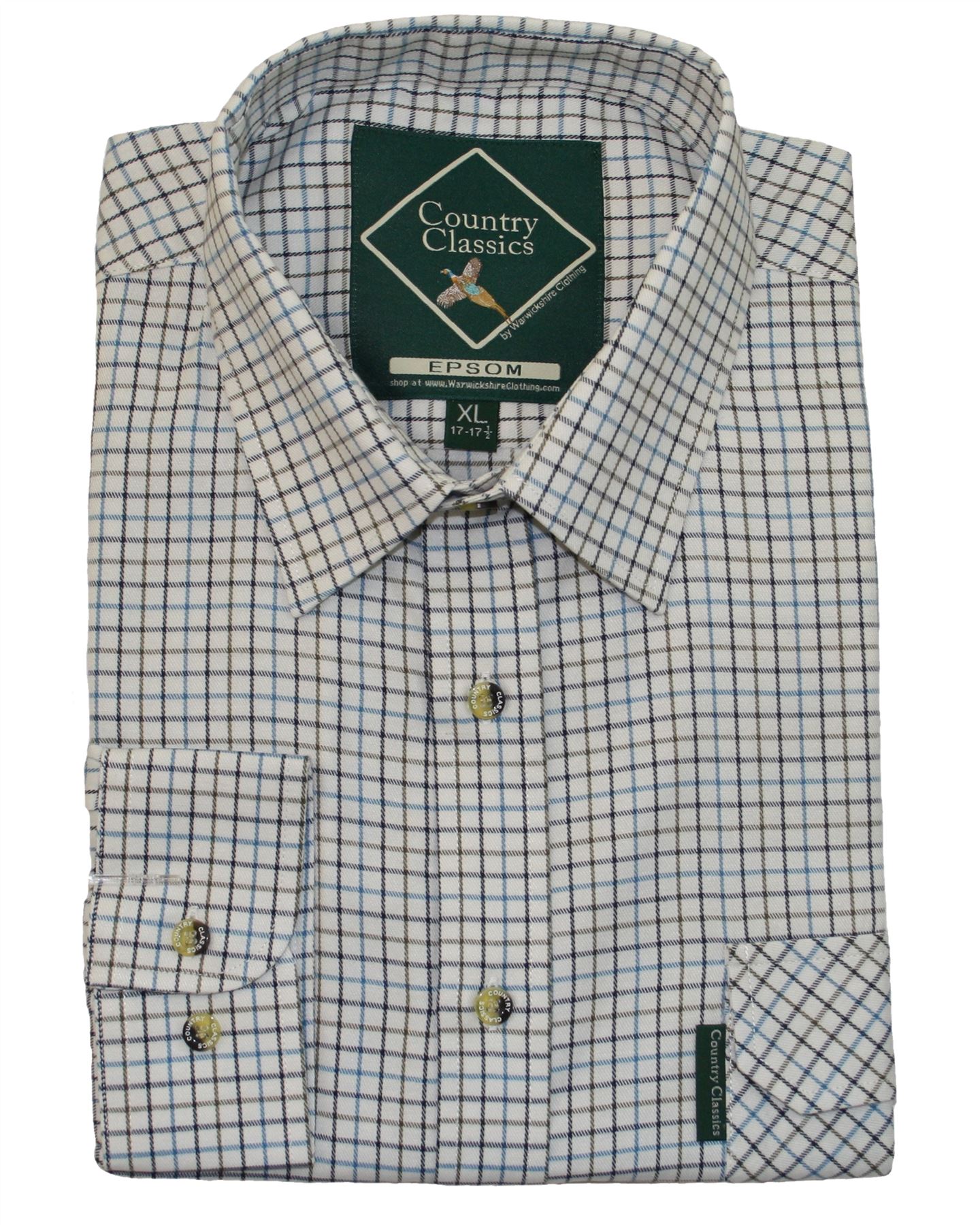 Country Classics Mens Long Sleeve Quality Check Shirt Shooting EPSOM eBay