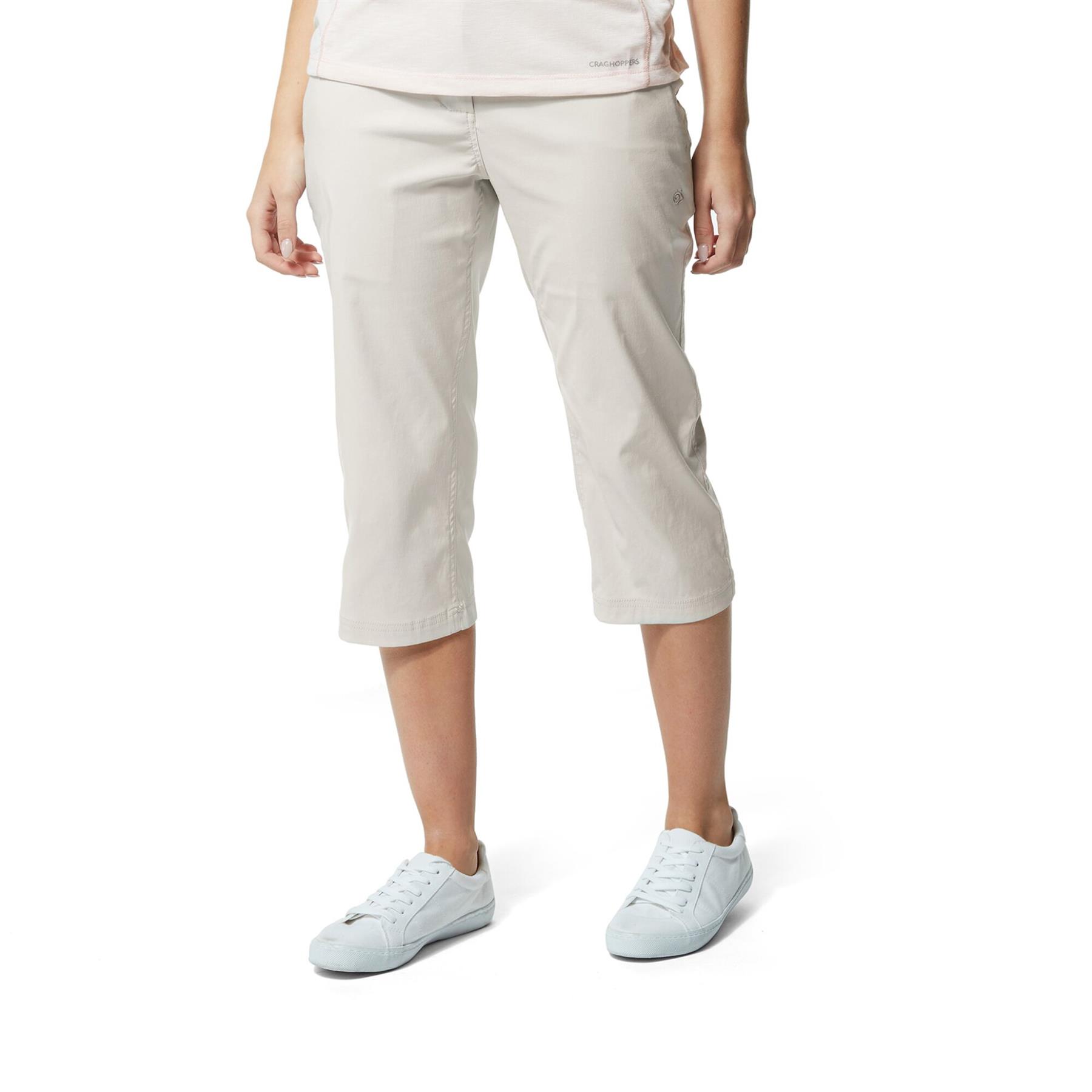 Craghoppers Womens Kiwi Pro Crop Trousers Zipped Pockets UPF - Picture 10 of 27